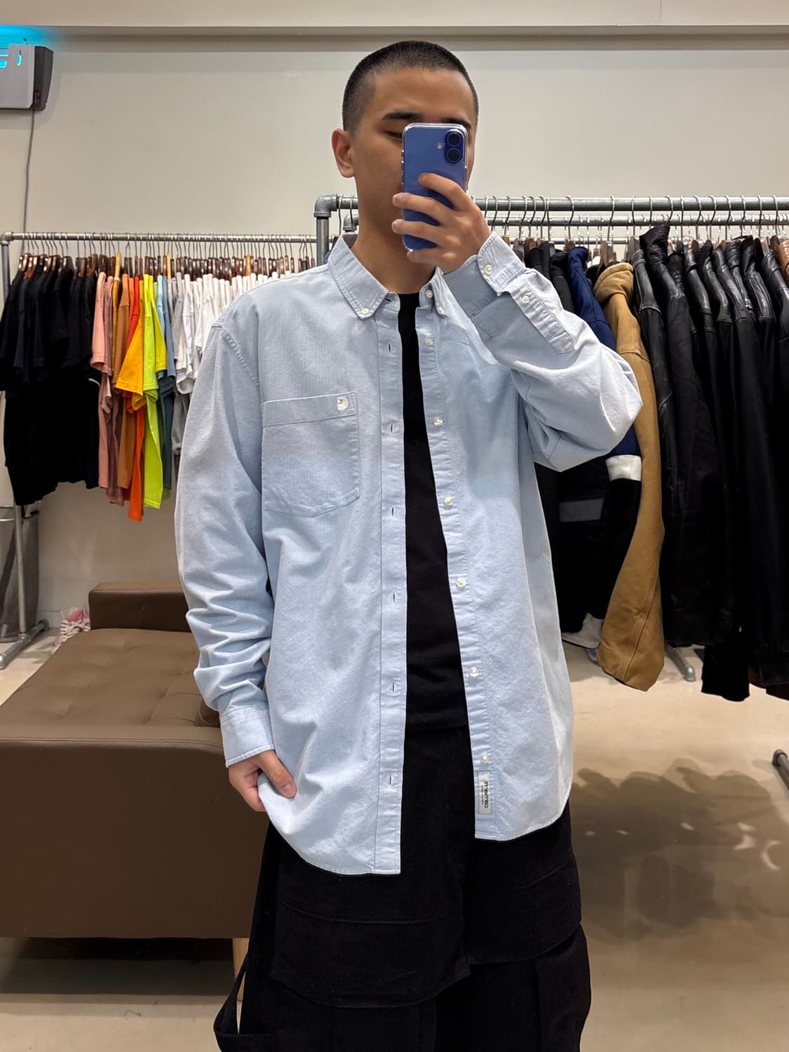 칼하트 wip 옥스포드 셔츠 상품이미지8