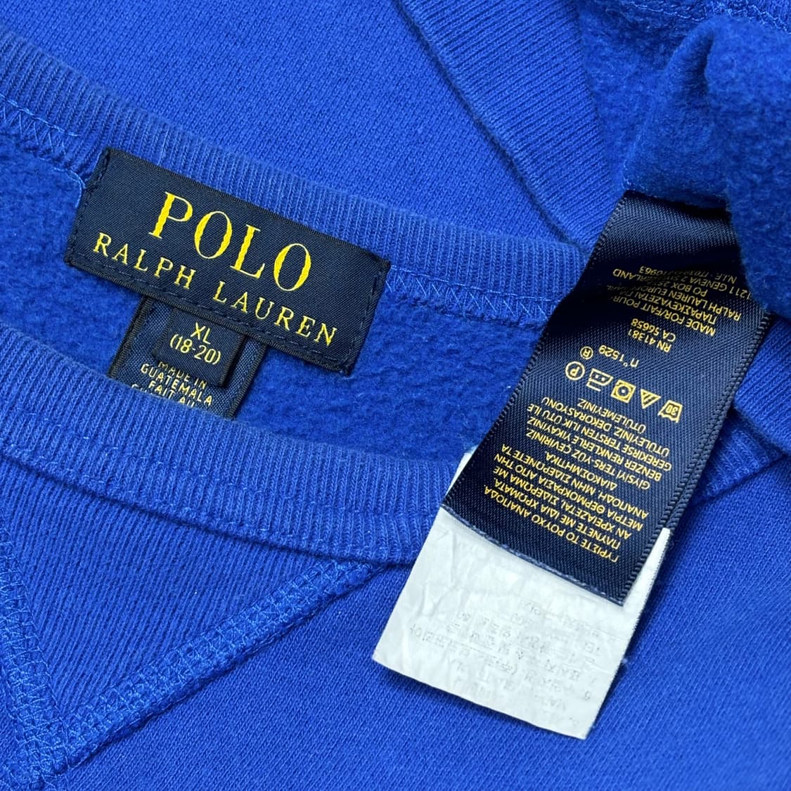 폴로 랄프로렌 신형 블루 로고 맨투맨 상품이미지5