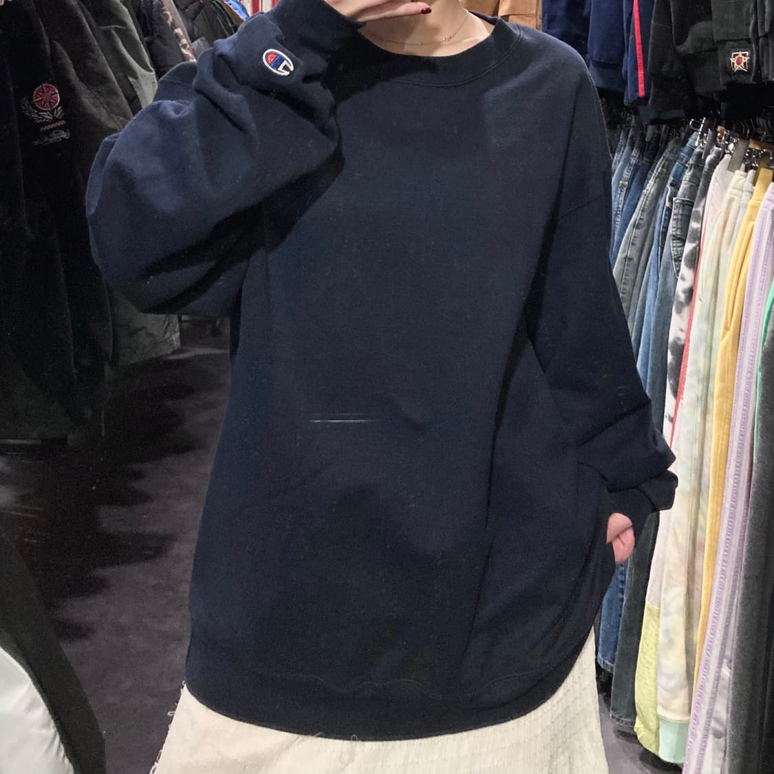 [IM]챔피온 스웻셔츠 네이비 상품이미지2