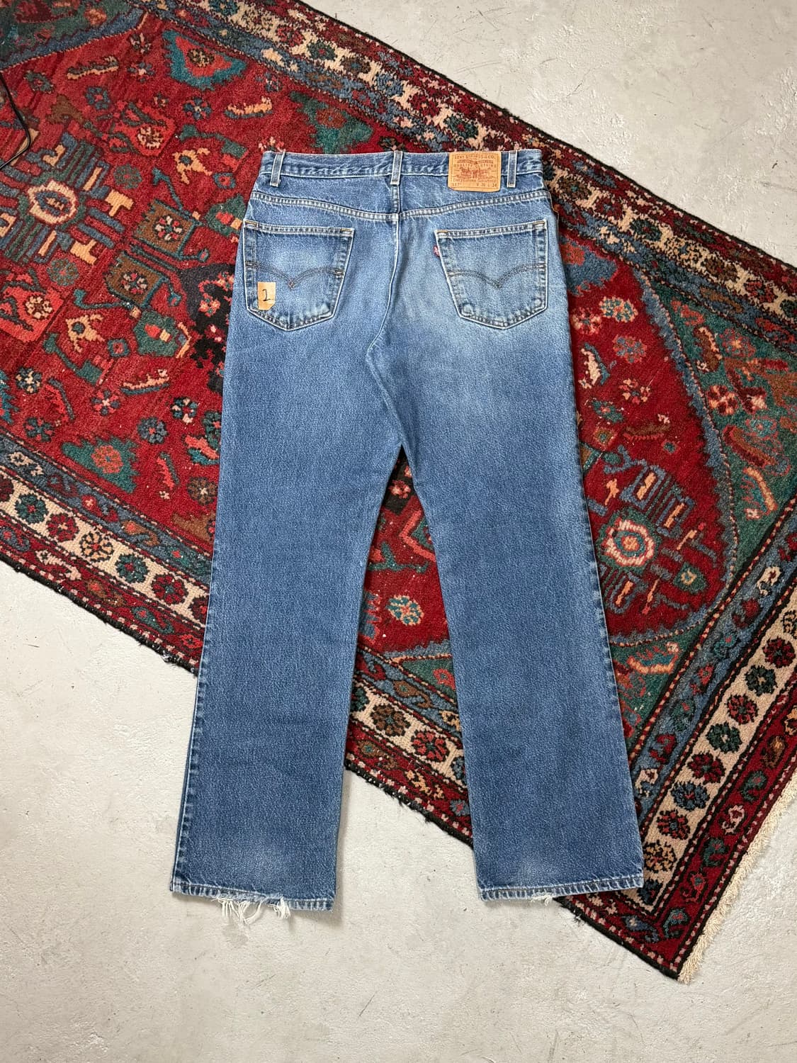 90's 빈티지 리바이스 517 부츠컷 플레어진 상품이미지3