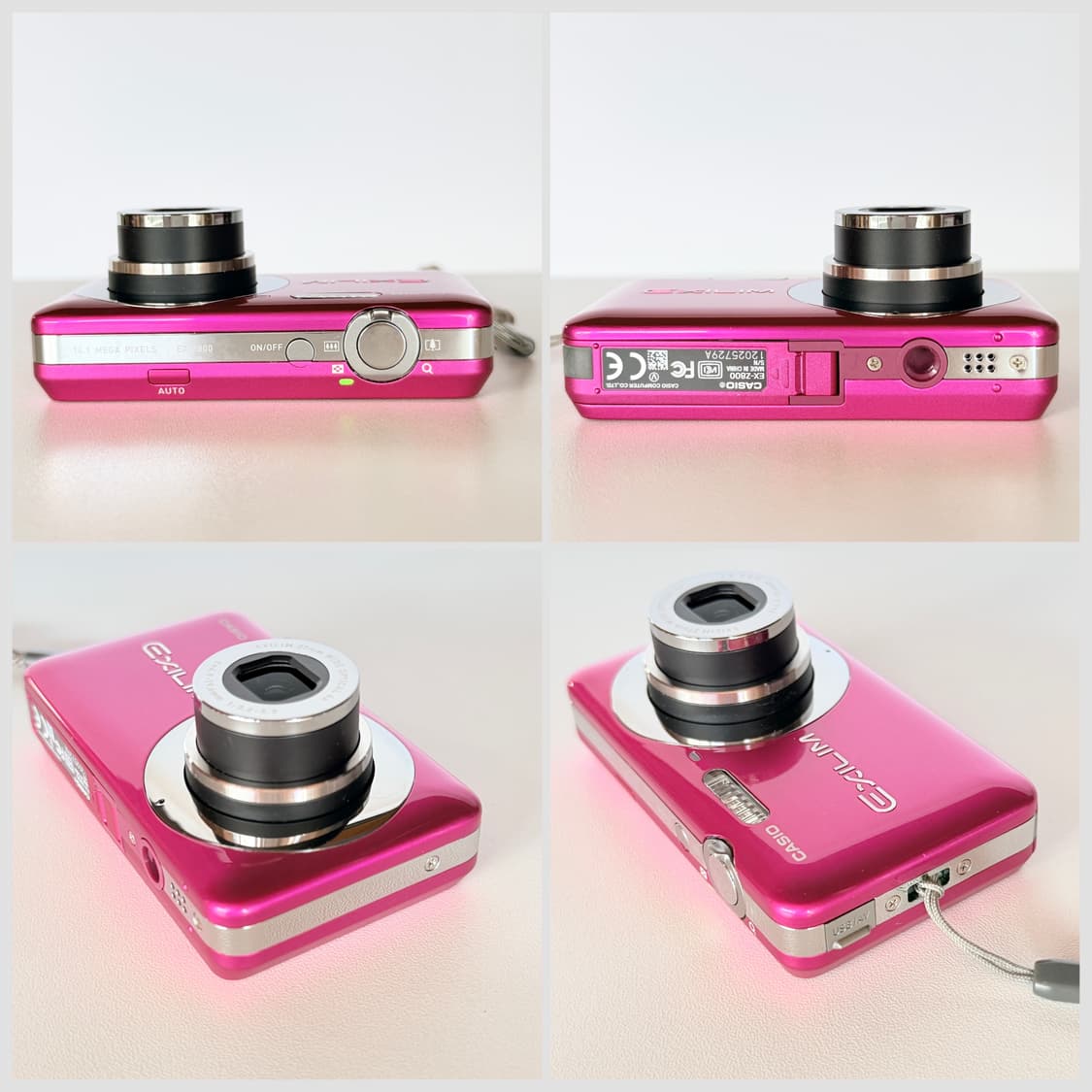 ✨민트급 풀박스✨카시오 엑슬림 z800 ex-z800 핑크 🍓 디카 상품이미지7