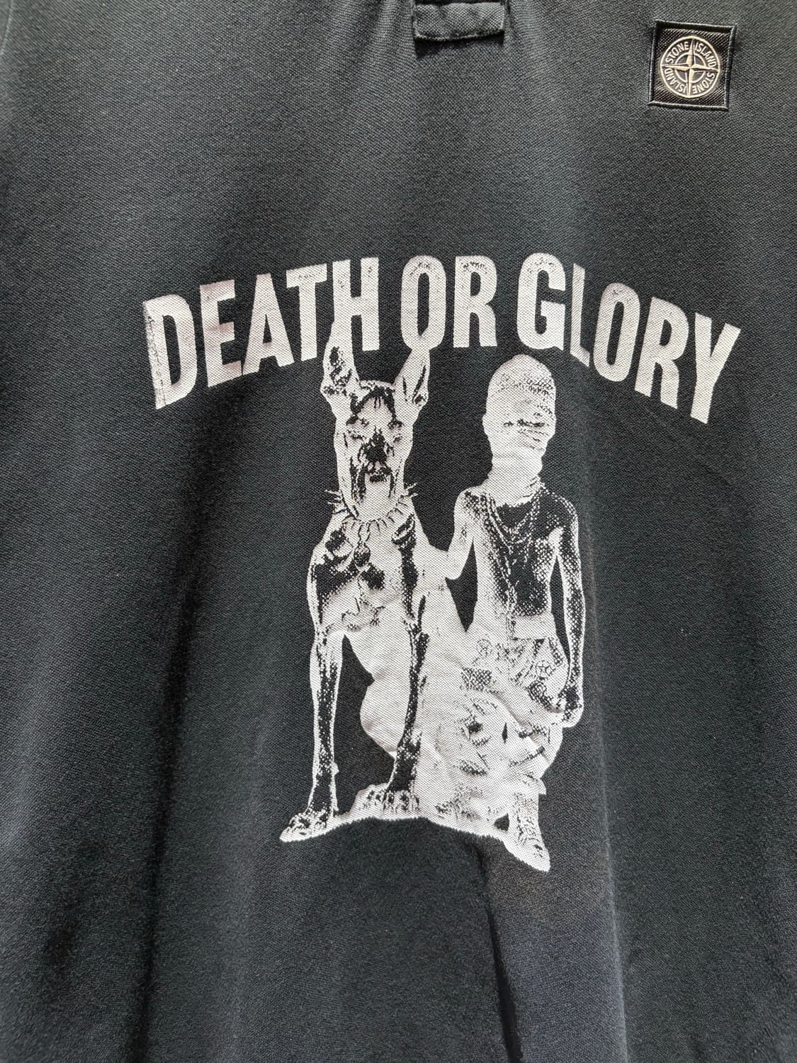 스톤아일랜드 프린팅 커스텀 카라 슬리브 상품이미지2