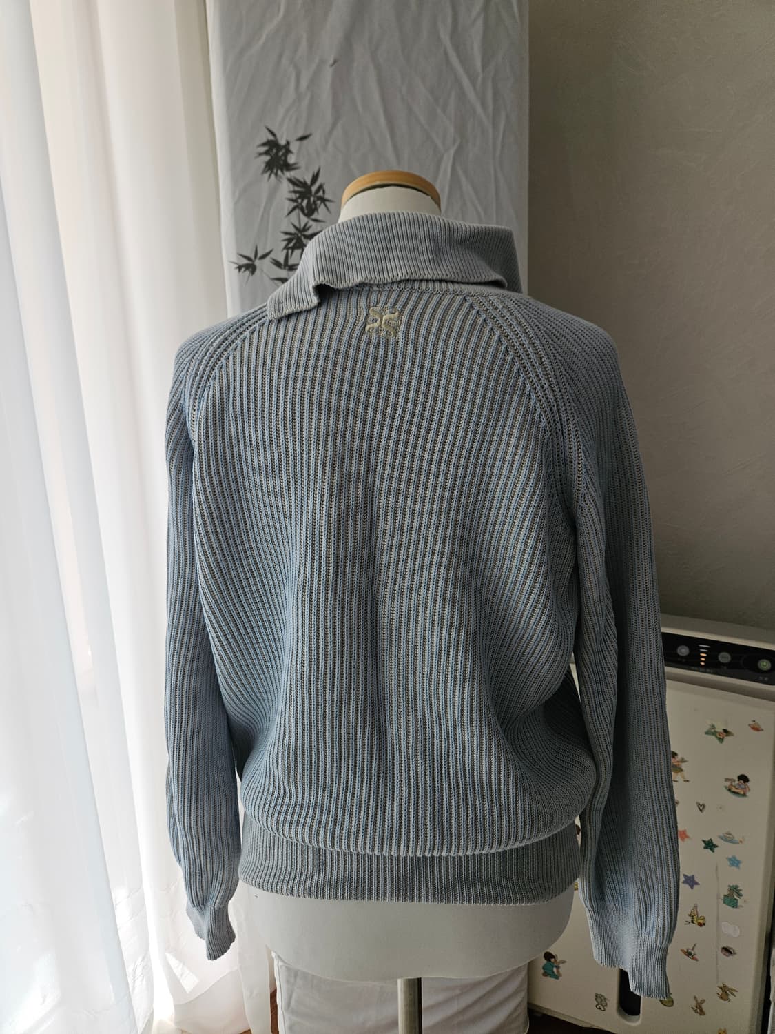 세터 스카이블루 니트 상품이미지3