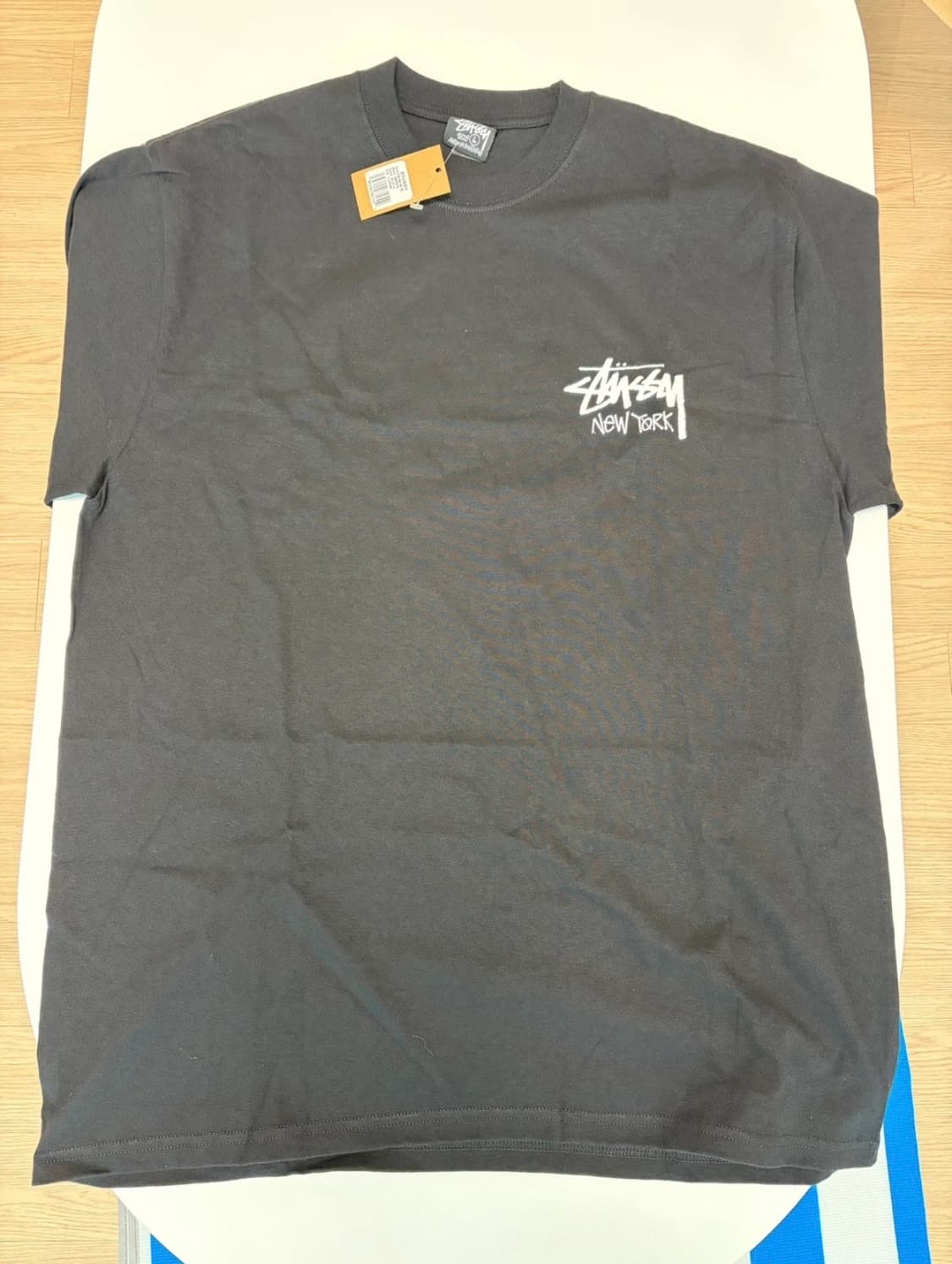 스투시 뉴욕티 블랙 새상품 (L, XL) 상품이미지4