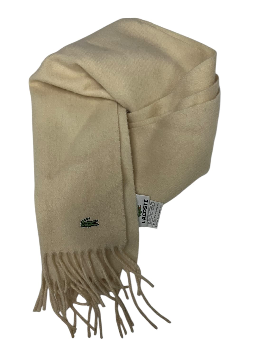 라코스테 아이보리 머플러 목도리 상품이미지2
