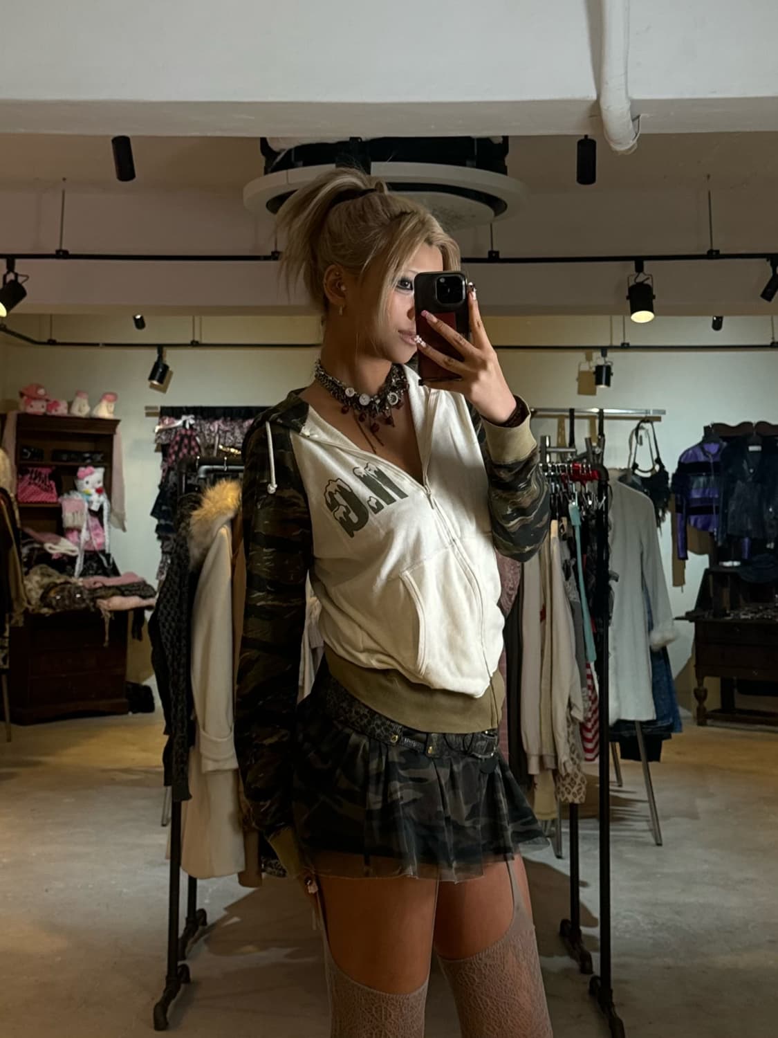 HYSTERIC GLAMOUR 2000's 후드집업 상품이미지5