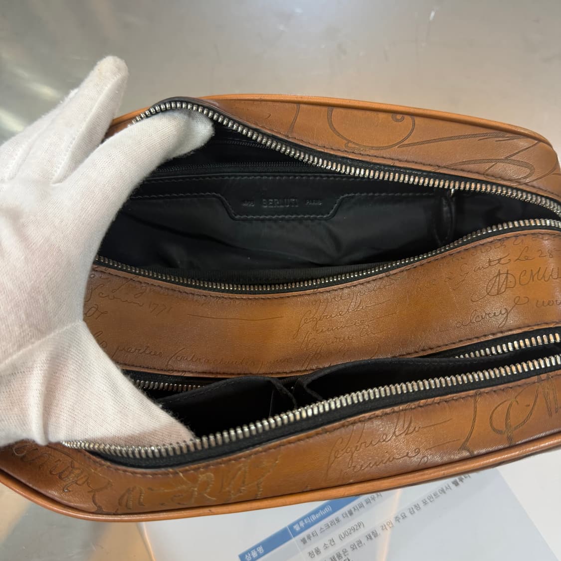 [리오브] 벨루티 포뮬라 스크리토 레더 돕 키트 클러치 상품이미지4