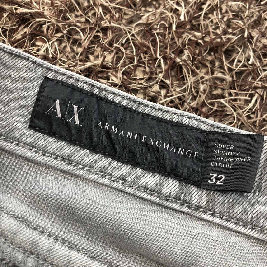 아르마니 익스체인지 그레이 데님 팬츠 상품이미지6