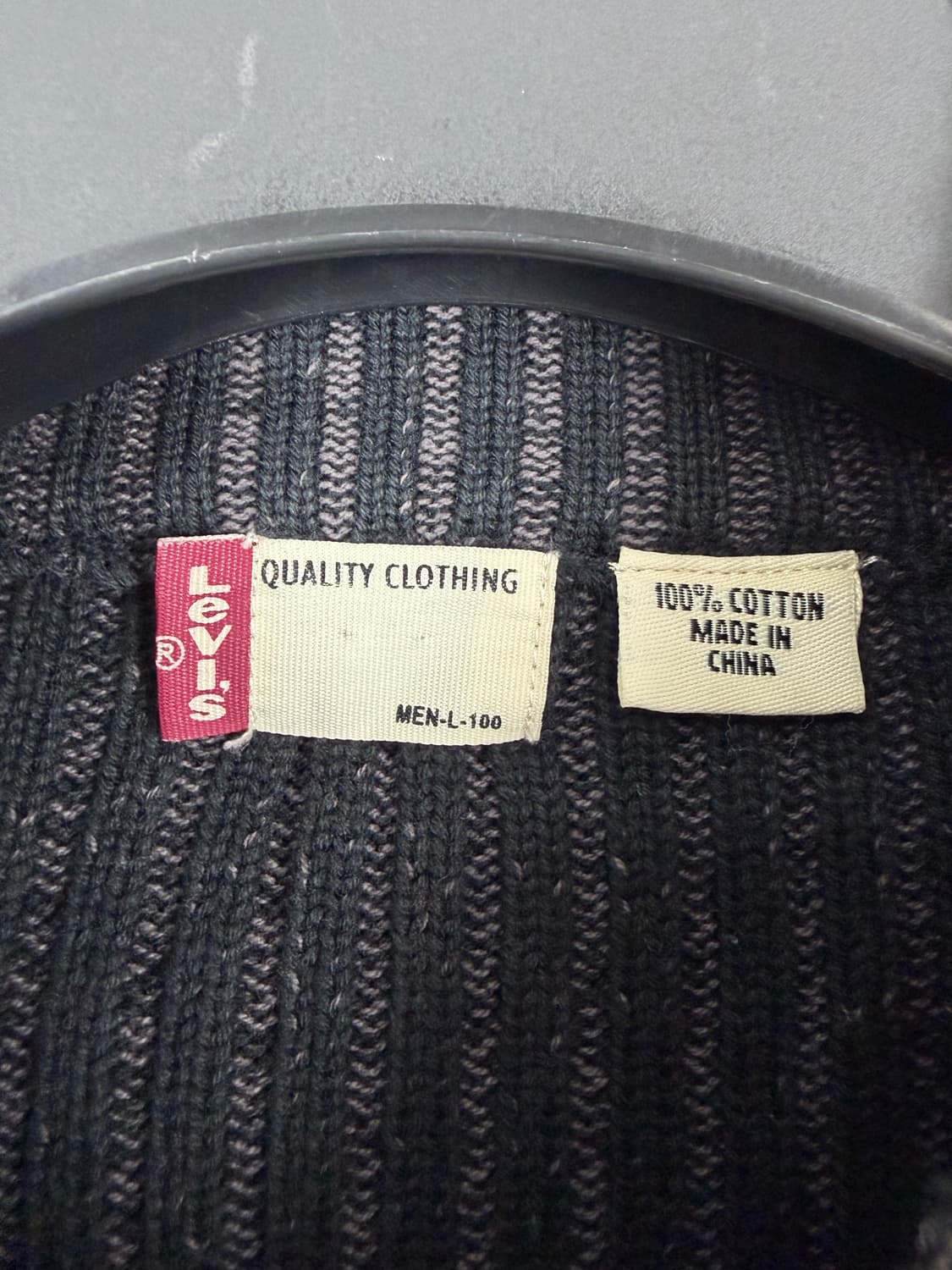 a8) 리바이스 빅로고 헤비니트집업 상품이미지5