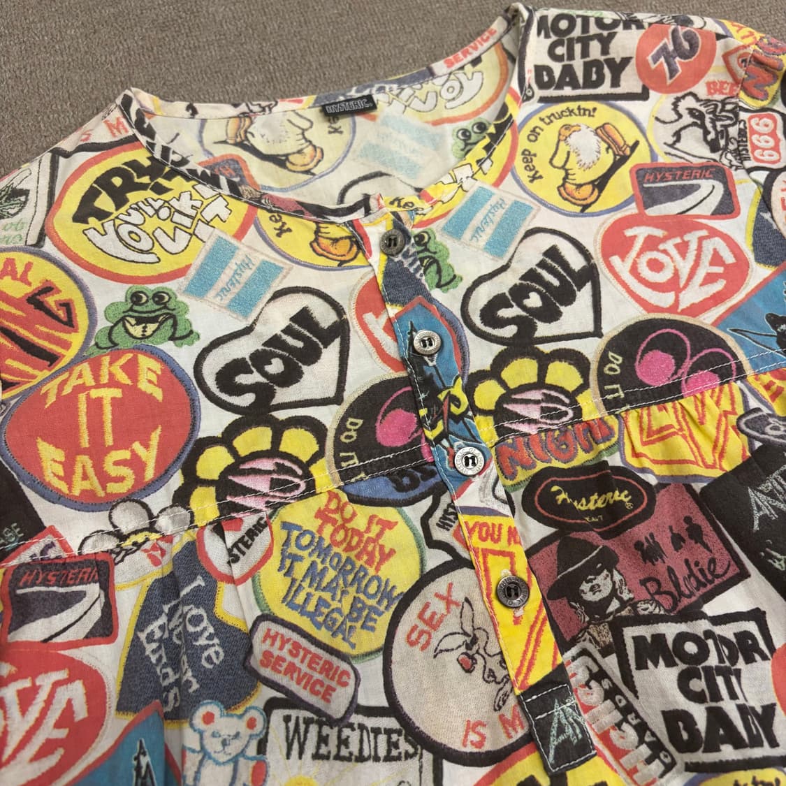 히스테릭 글래머 멀티 프린팅 원피스 상품이미지3