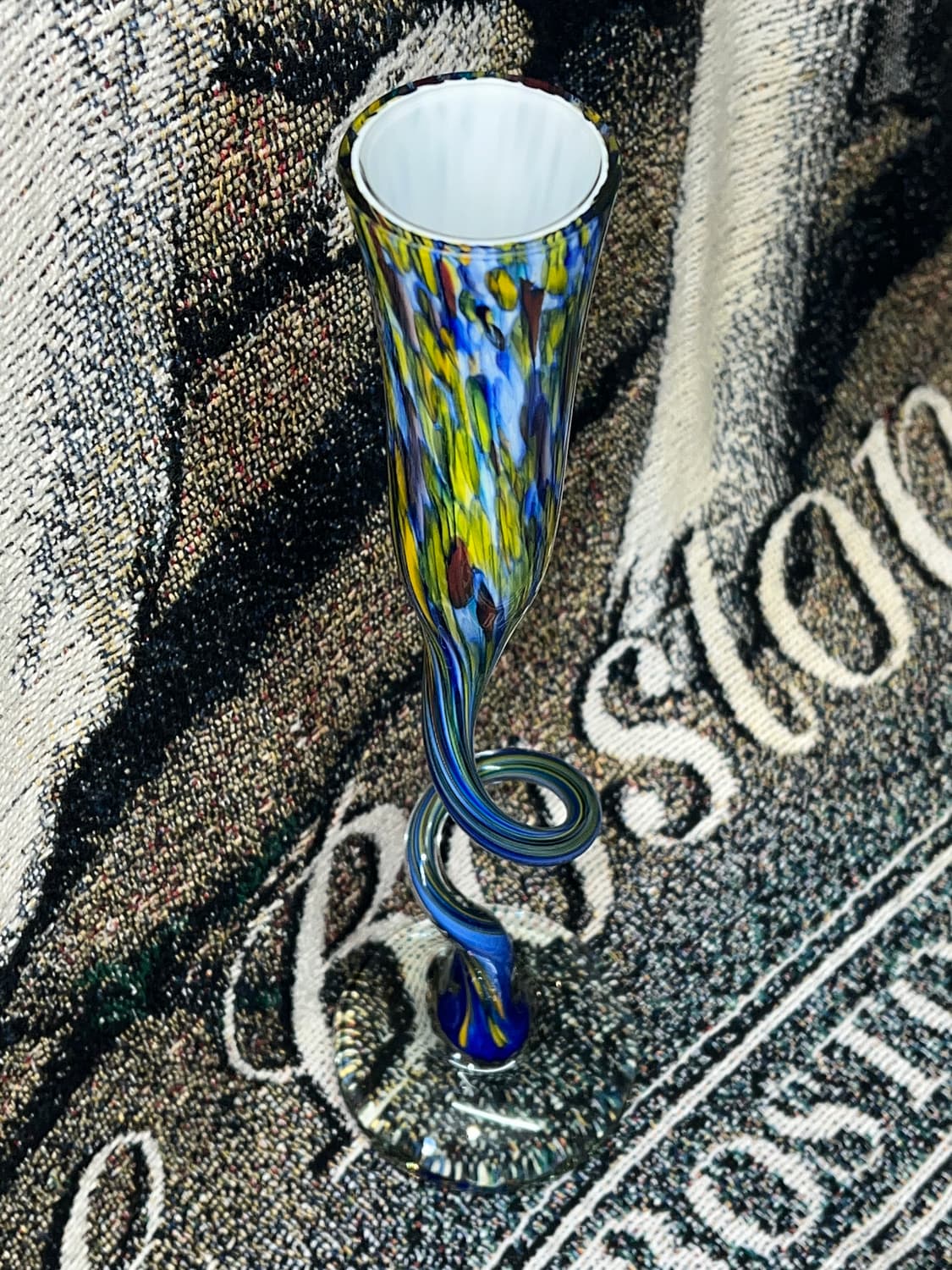 VTG Murano Hand Blown Twist vase 상품이미지4