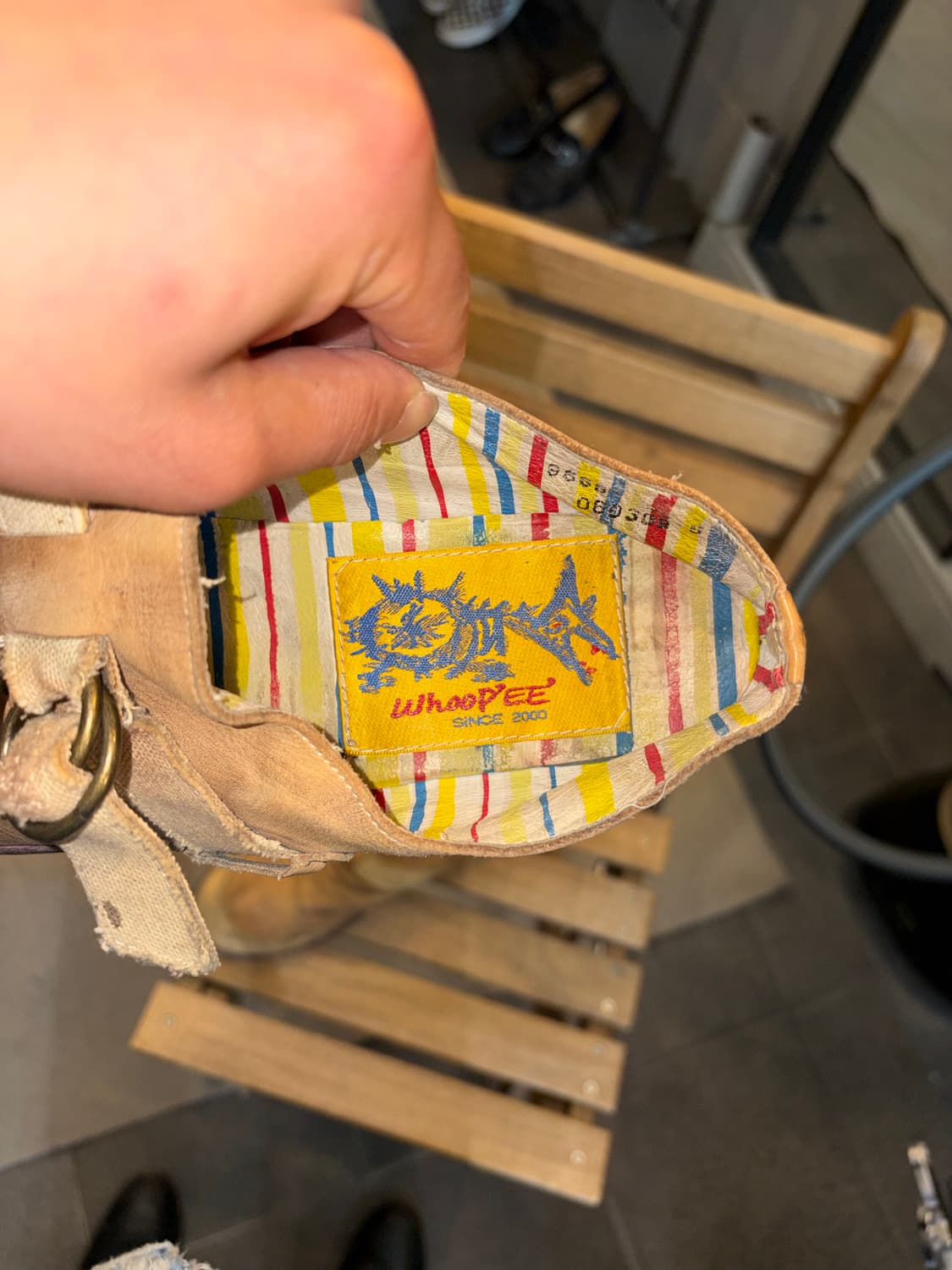 Whoop`EE’ casual shirring buckle loafers 상품이미지10