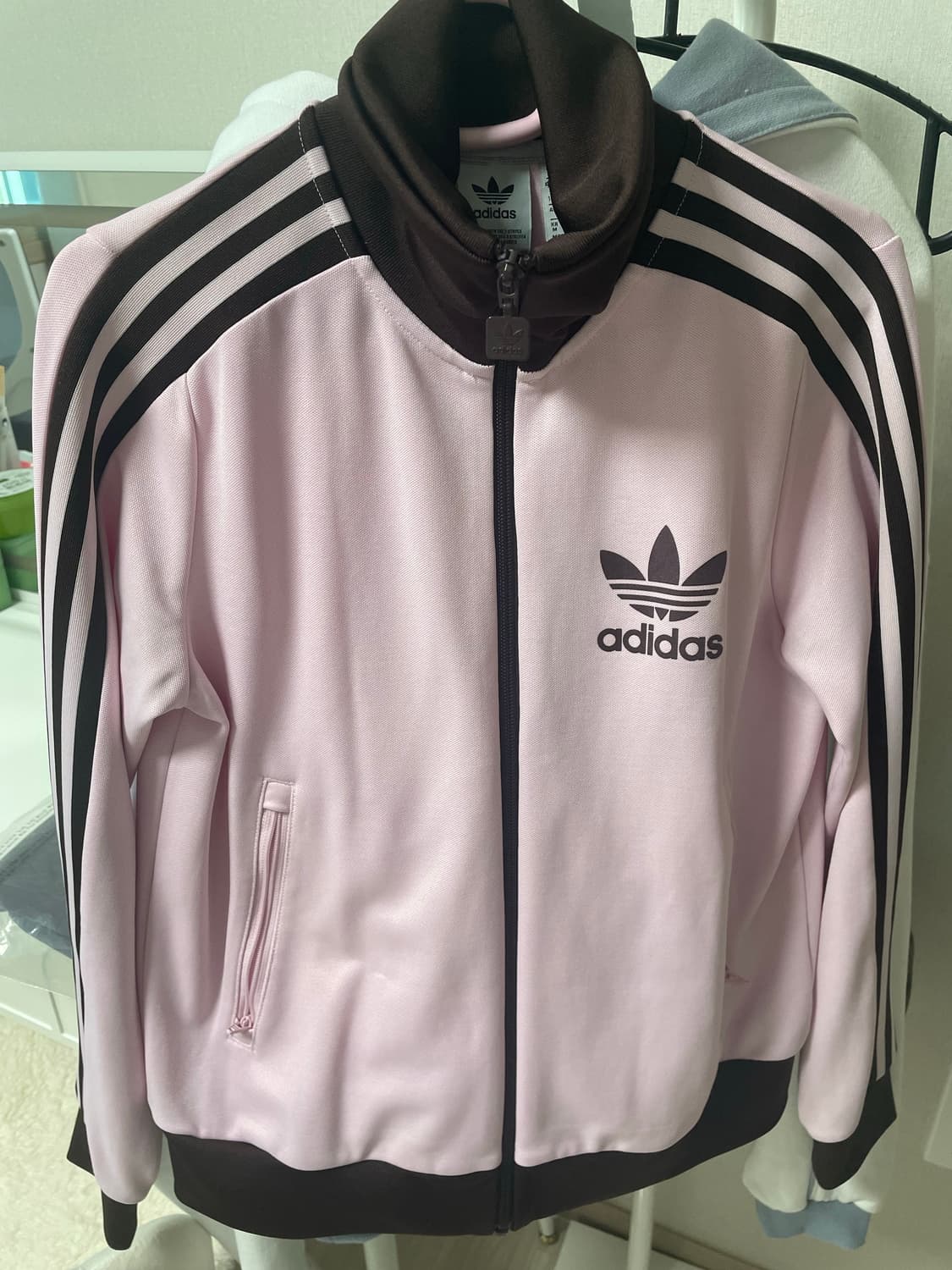 아디다스 베켄바우어 핑크브라운 져지 트랙탑  상품이미지2