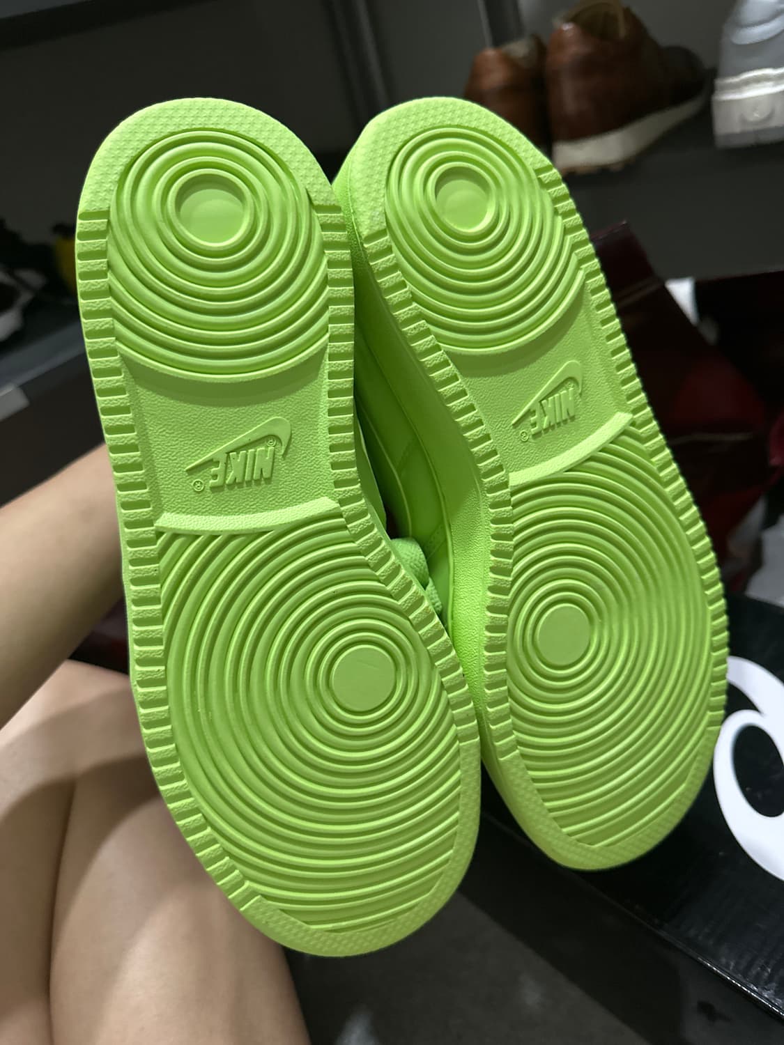 (W) Jordan 1 x Billie Eilish KO SP Lime  상품이미지3