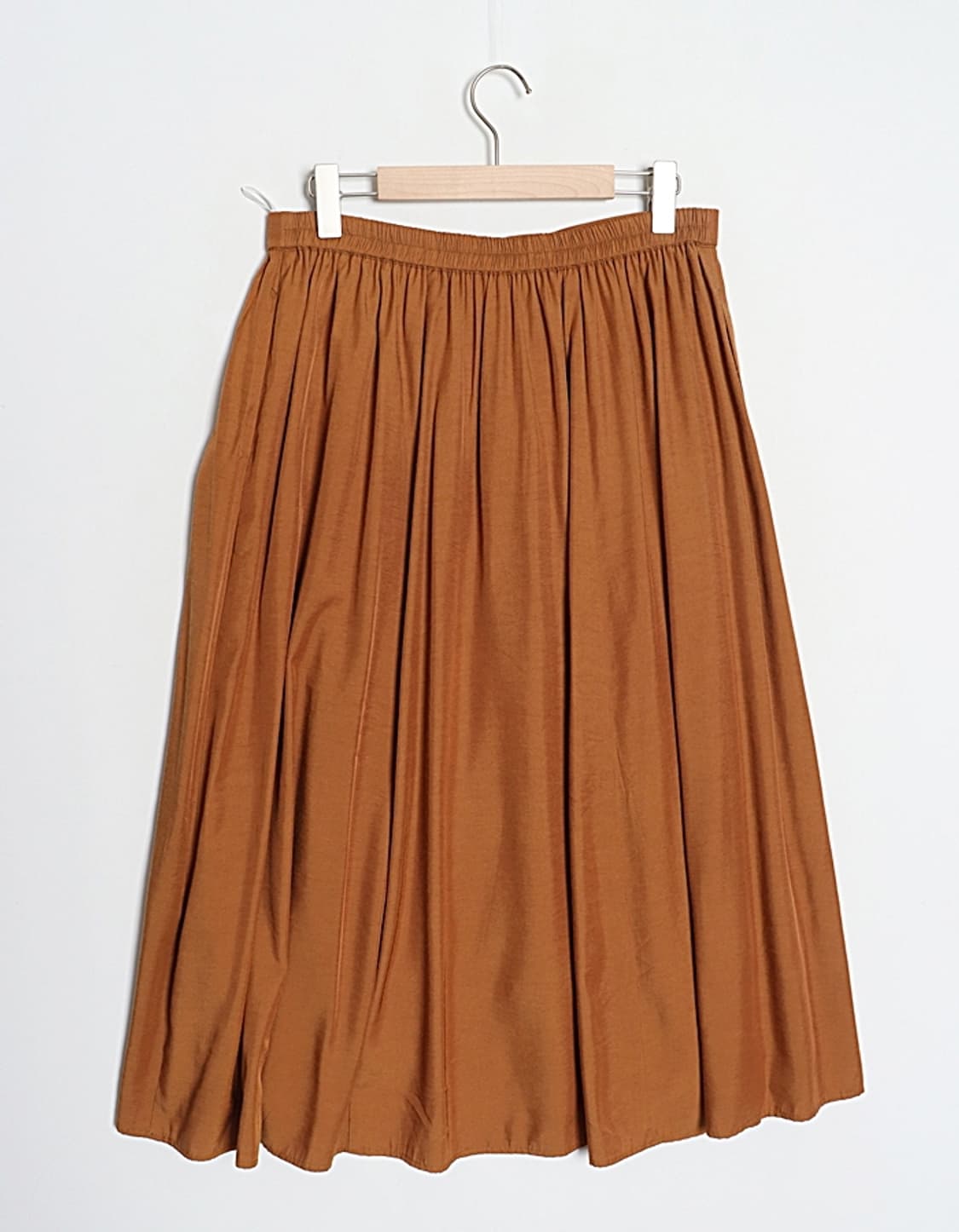 GALLORIA Satin Gather Skirt (30) 상품이미지5