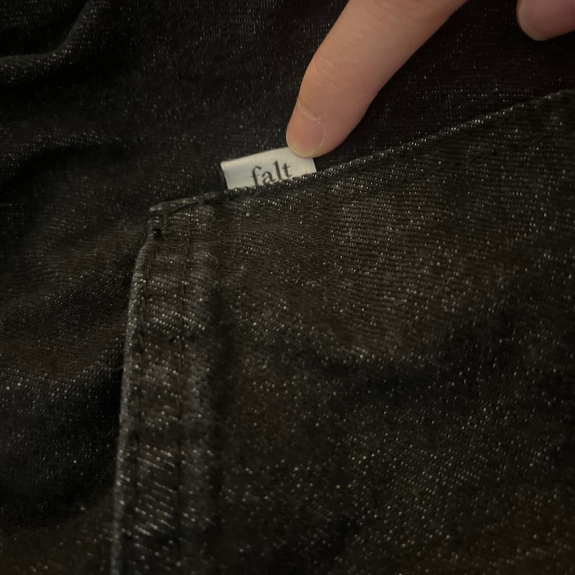 falt 폴트 데님 밴딩 팬츠 상품이미지5