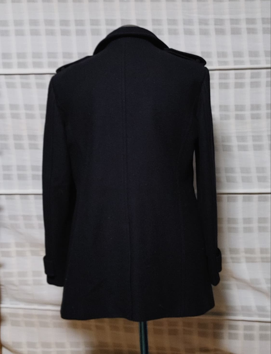 (SOLID HOMME) 솔리드옴므 블랙 피코트 100 (슬림) 상품이미지2