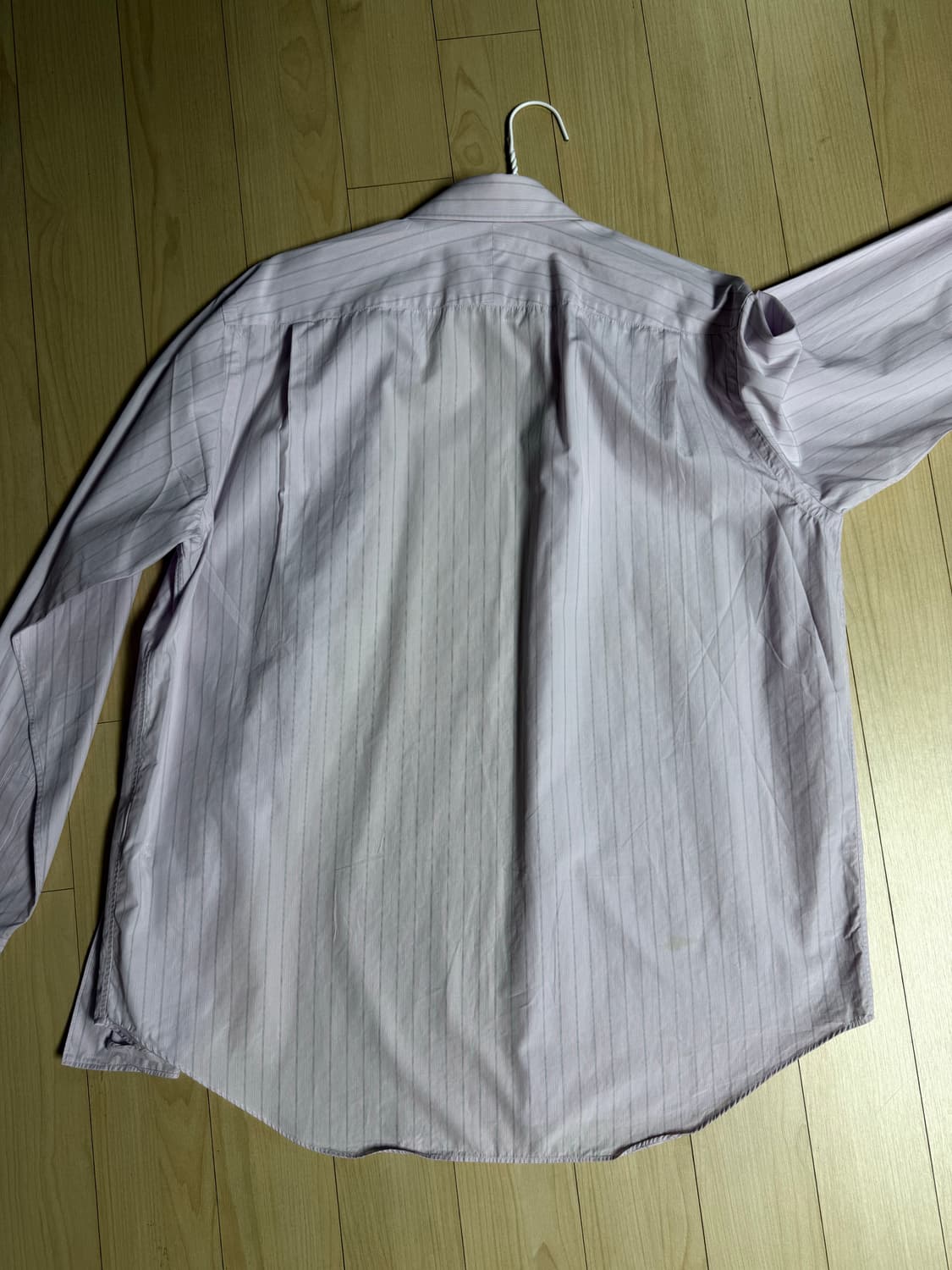 AURALEE SUVIN HIGH COUNT STRIPE SHIRT 상품이미지3