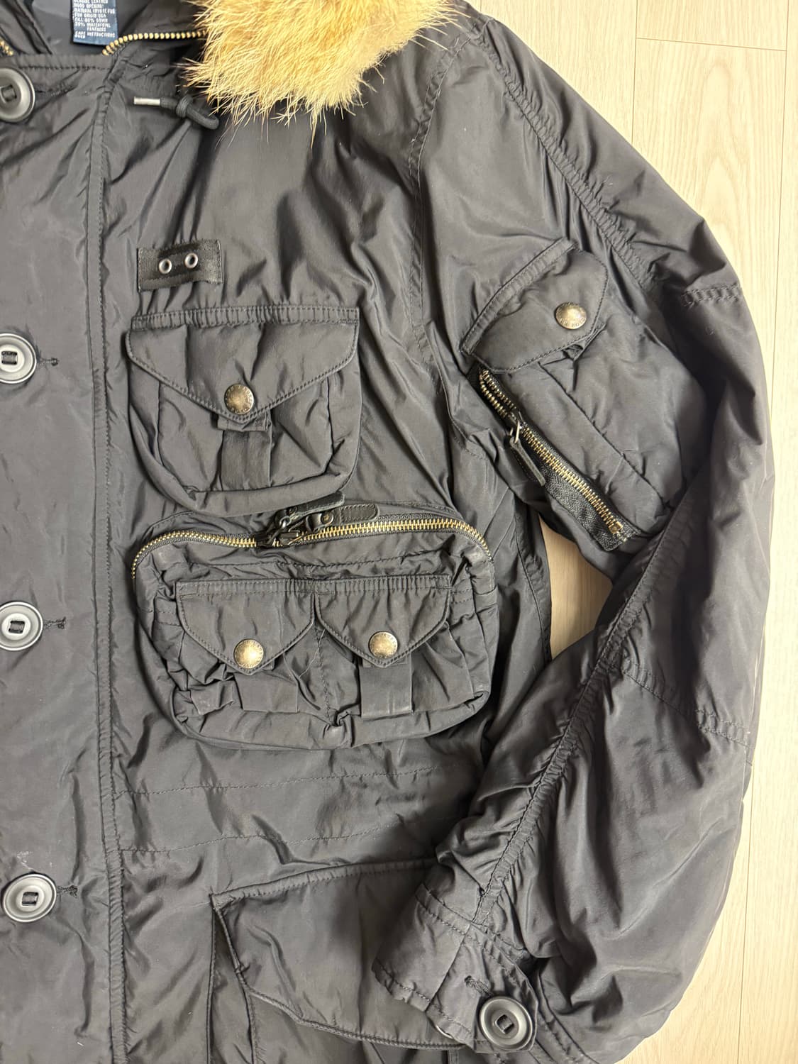 레어) 폴로 랄프로렌  스노클 롱 다운 파카  리얼 코요테(탈부착) /  상품이미지6