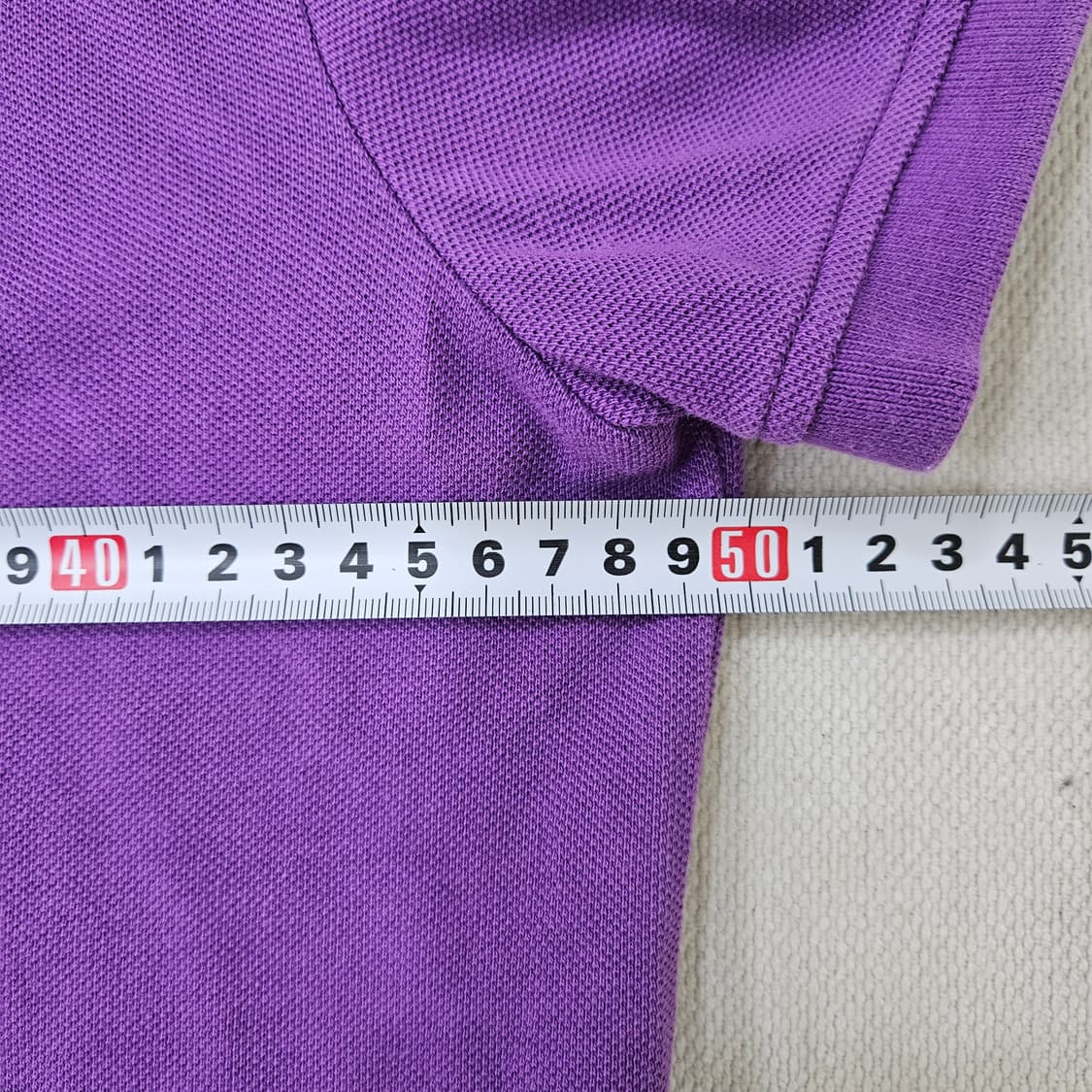 S 타미힐피거 퍼플 카락 반팔 티셔츠 0309Y 상품이미지6