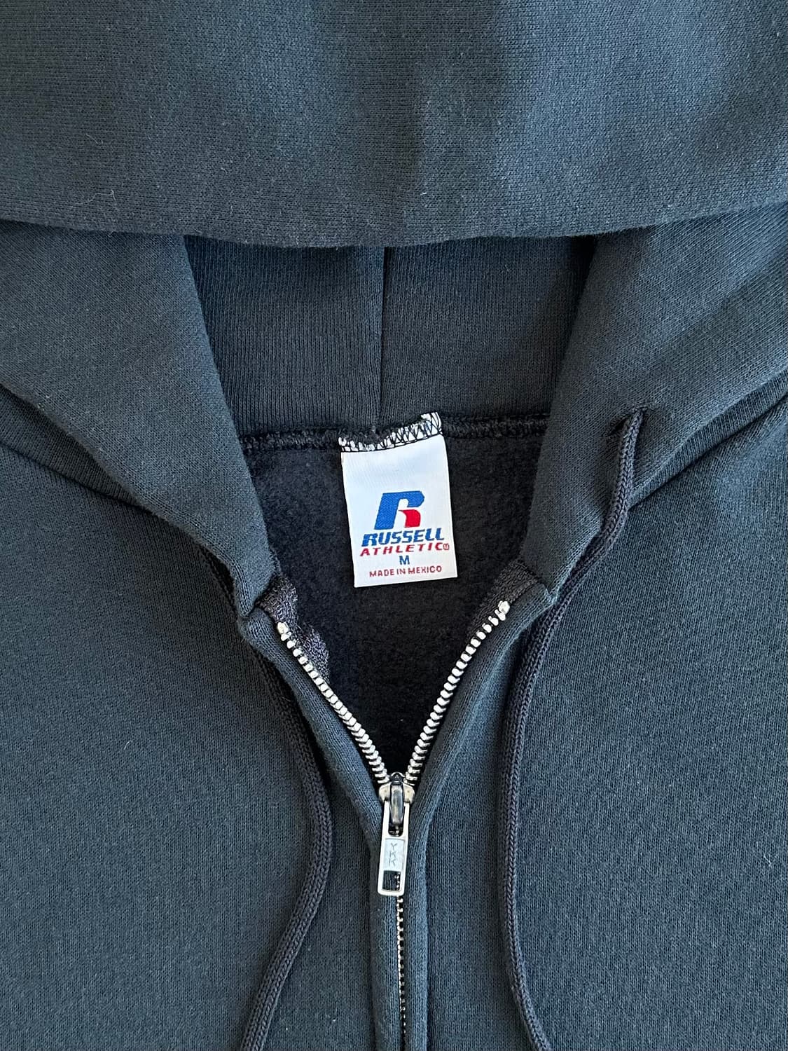 00s 빈티지 러셀 후드집업 다크그린 M 상품이미지6
