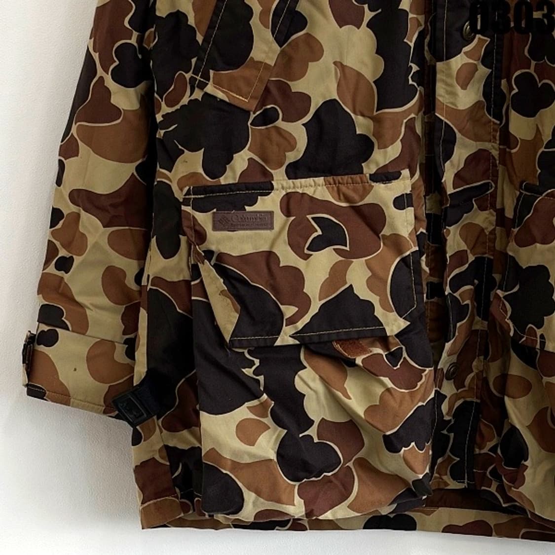 컬럼비아 밀리터리 카모 옴니테크 방수 자켓 XL 0303  상품이미지3