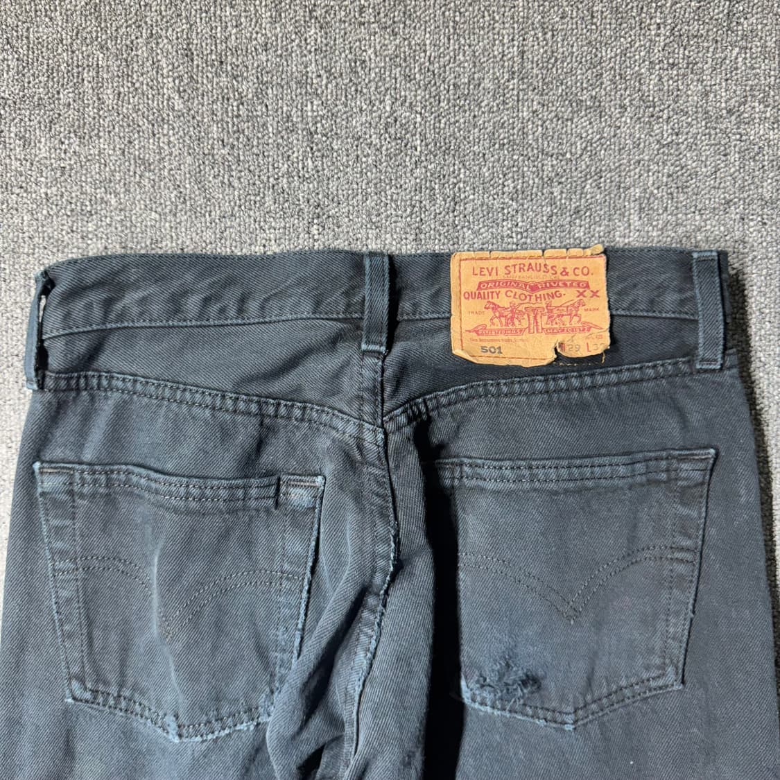리바이스 501 블랙진 ( 27/OLD-7768 ) 상품이미지7