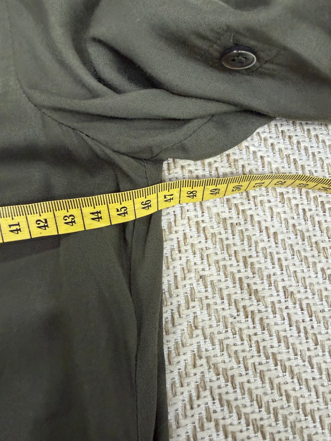 정품) maje 마쥬 카키색 셔츠 원피스 36 상품이미지9