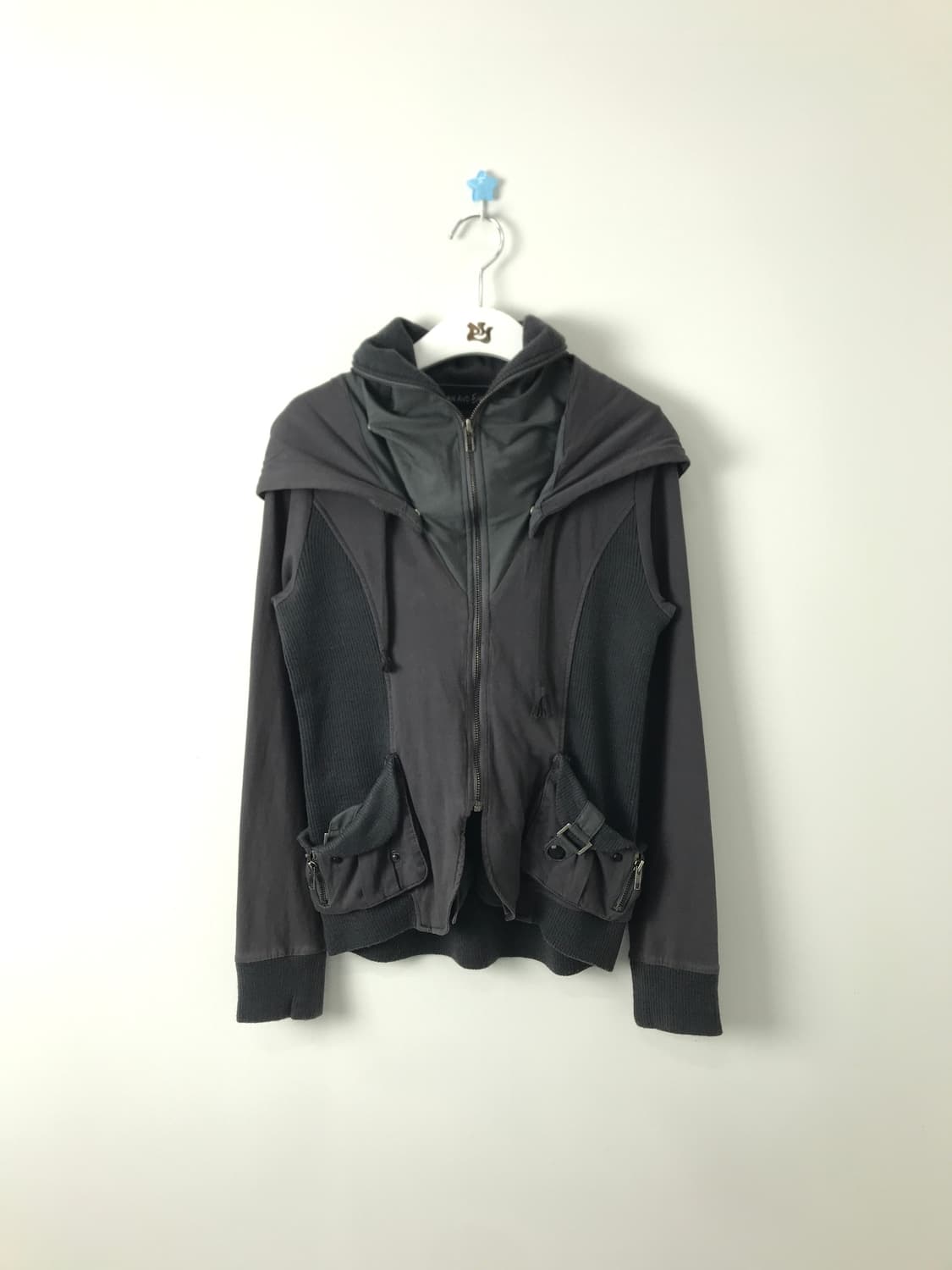 'HEAVEN and Earth' Hooded Layered Jacket 상품이미지5