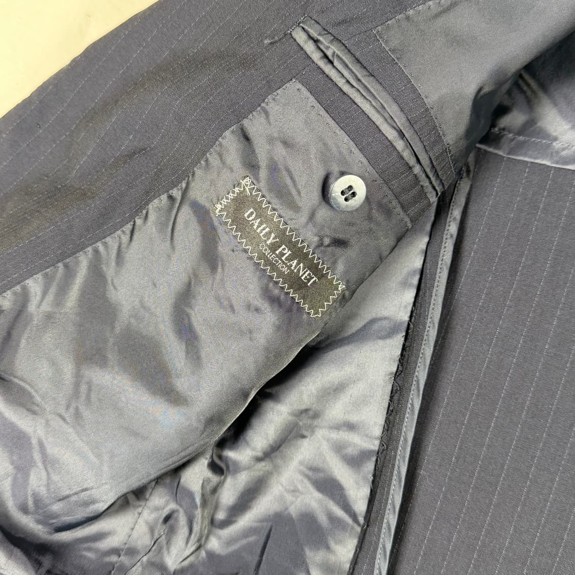 로로피아나 원단 스트라이프 정장 자켓 상품이미지4