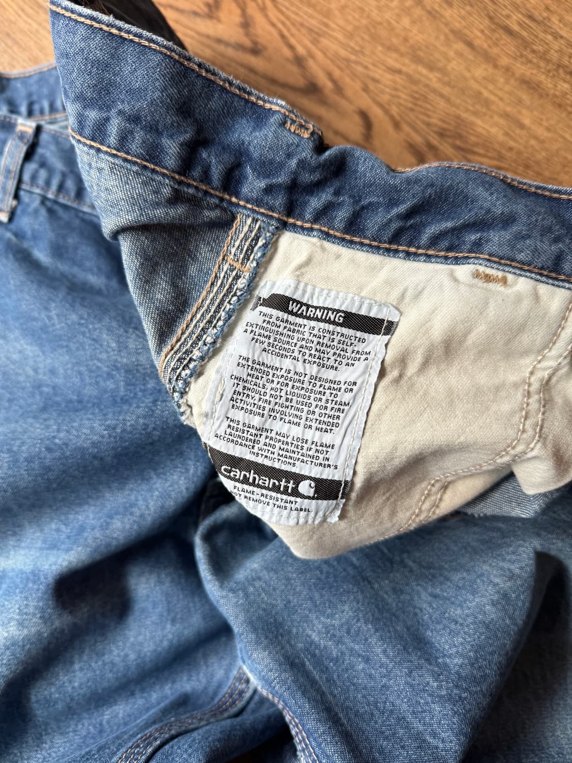 [40]칼하트FR 싱글니 카펜터 워크 데님 팬츠 상품이미지6