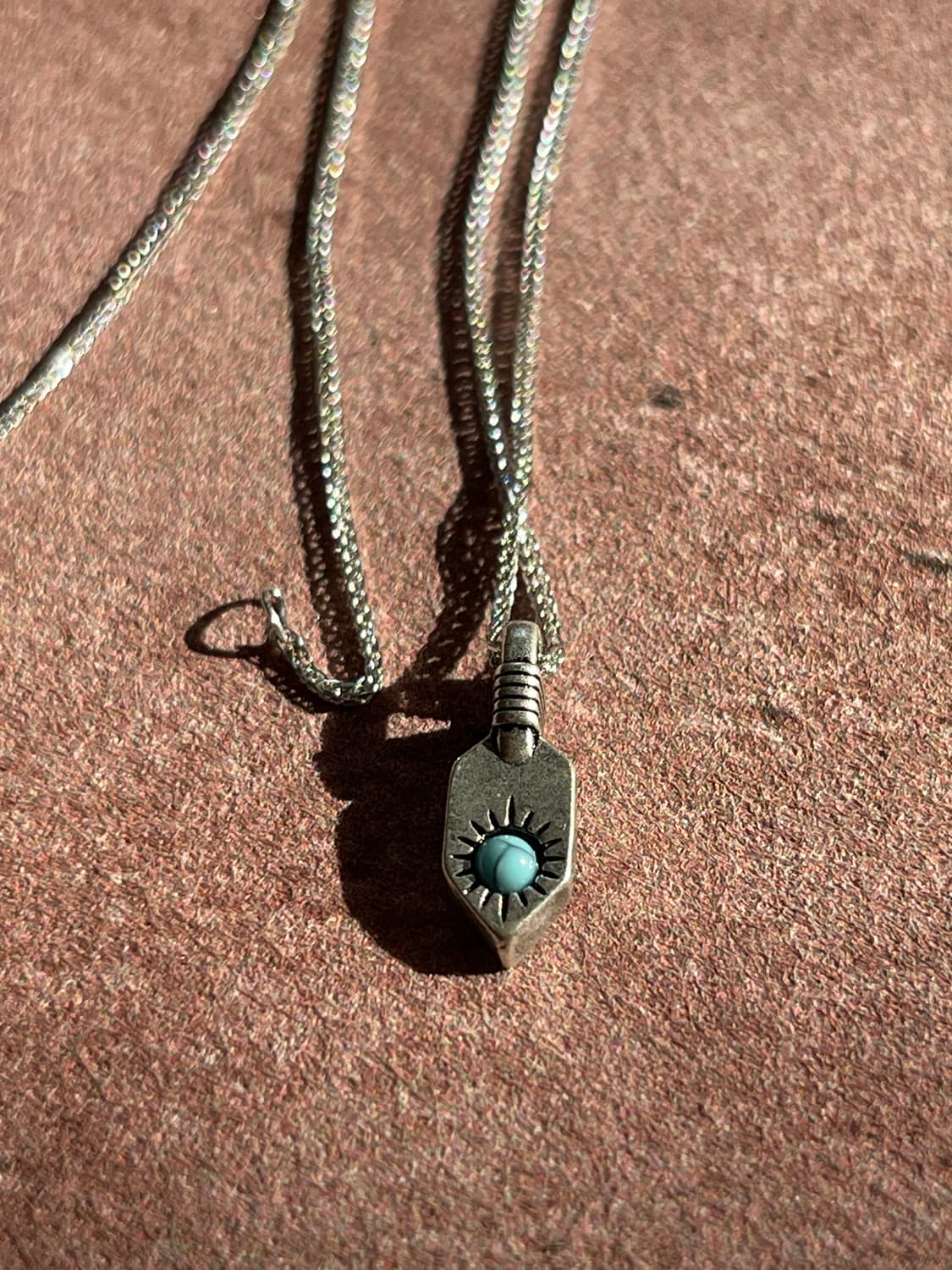 터키석 빈티지 체인목걸이 상품이미지3