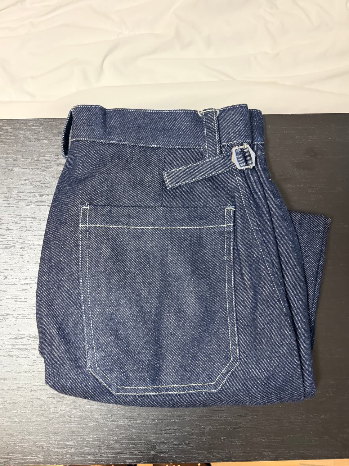 AFTERPRAY 애프터프레이 ONE TUCK TAPERED DENIM 상품이미지4