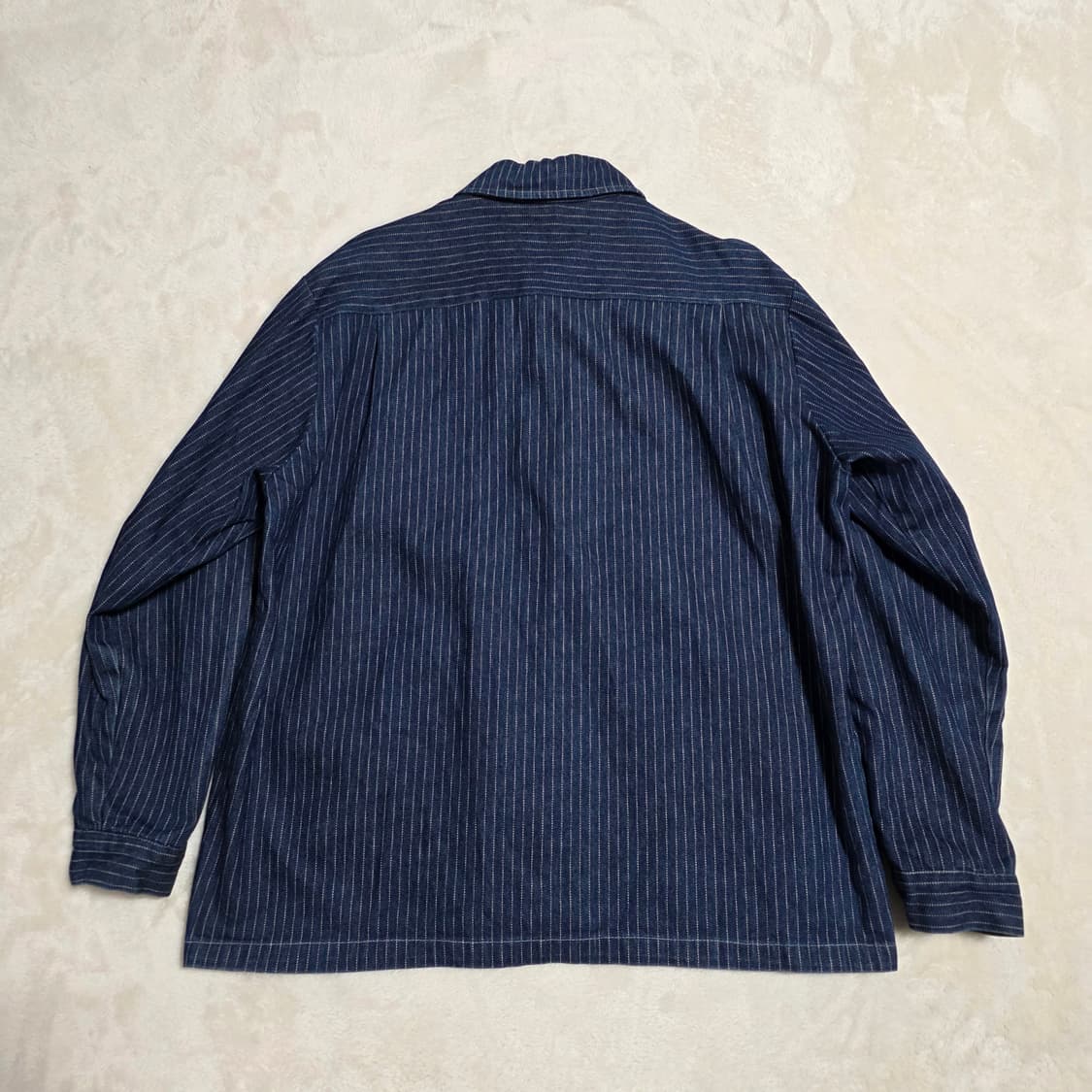 (XL)블루워터어반가먼트 스트라이프 데님 셔츠 자켓 상품이미지3