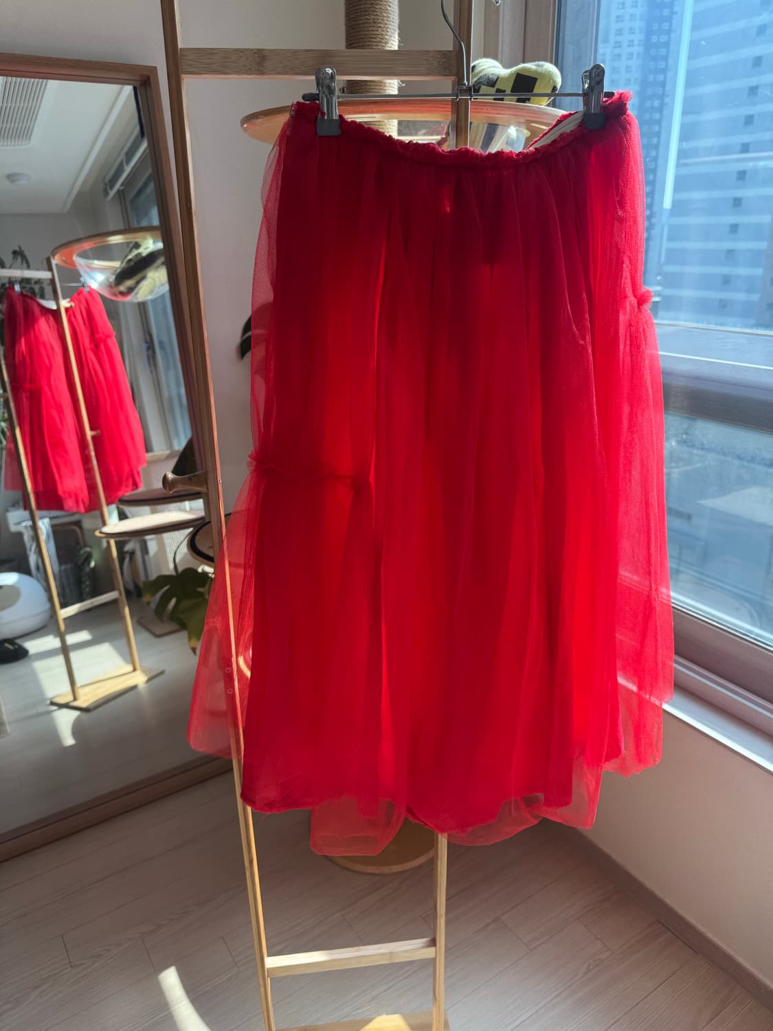 Comme des garcons*2 tulle skirt red 상품이미지2