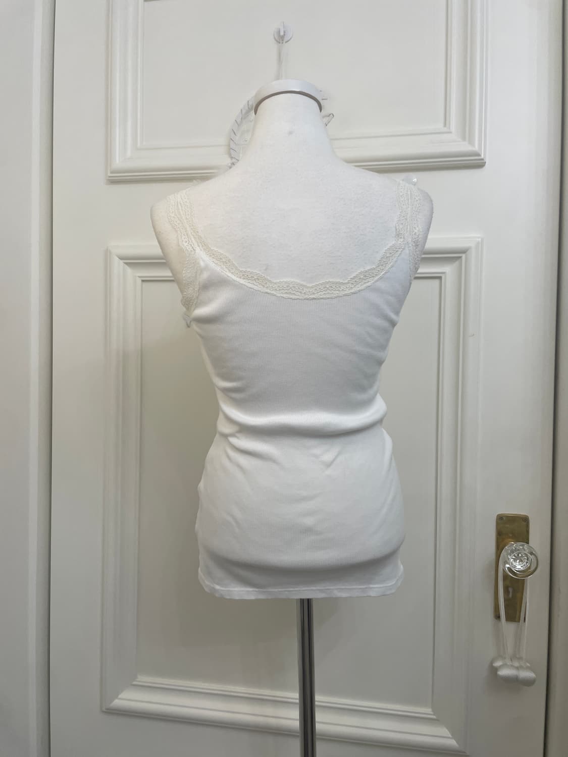 ivory cotton bolero&lace sleeveless set 상품이미지8