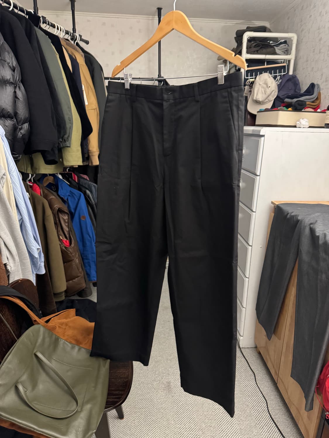 브라운야드 와이드팬츠(3) 상품이미지1