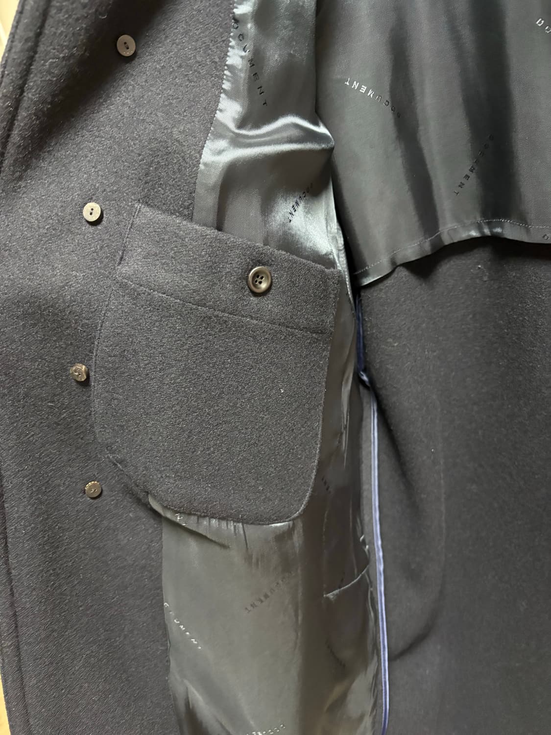 도큐먼트 울 마린 코트 상품이미지4