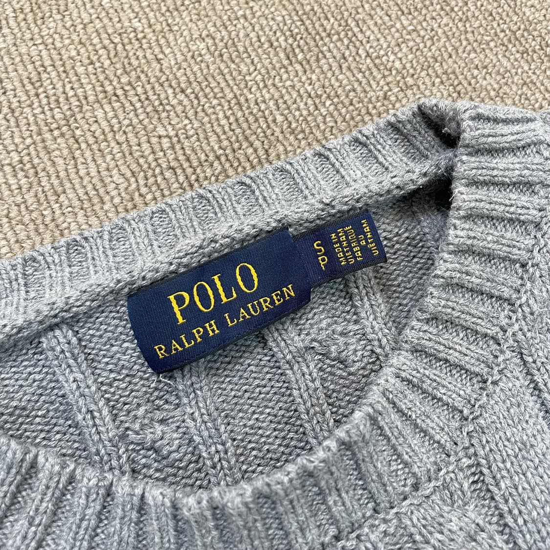 polo 랄프로렌 폴로 우먼스 케이블 니트 s  상품이미지2