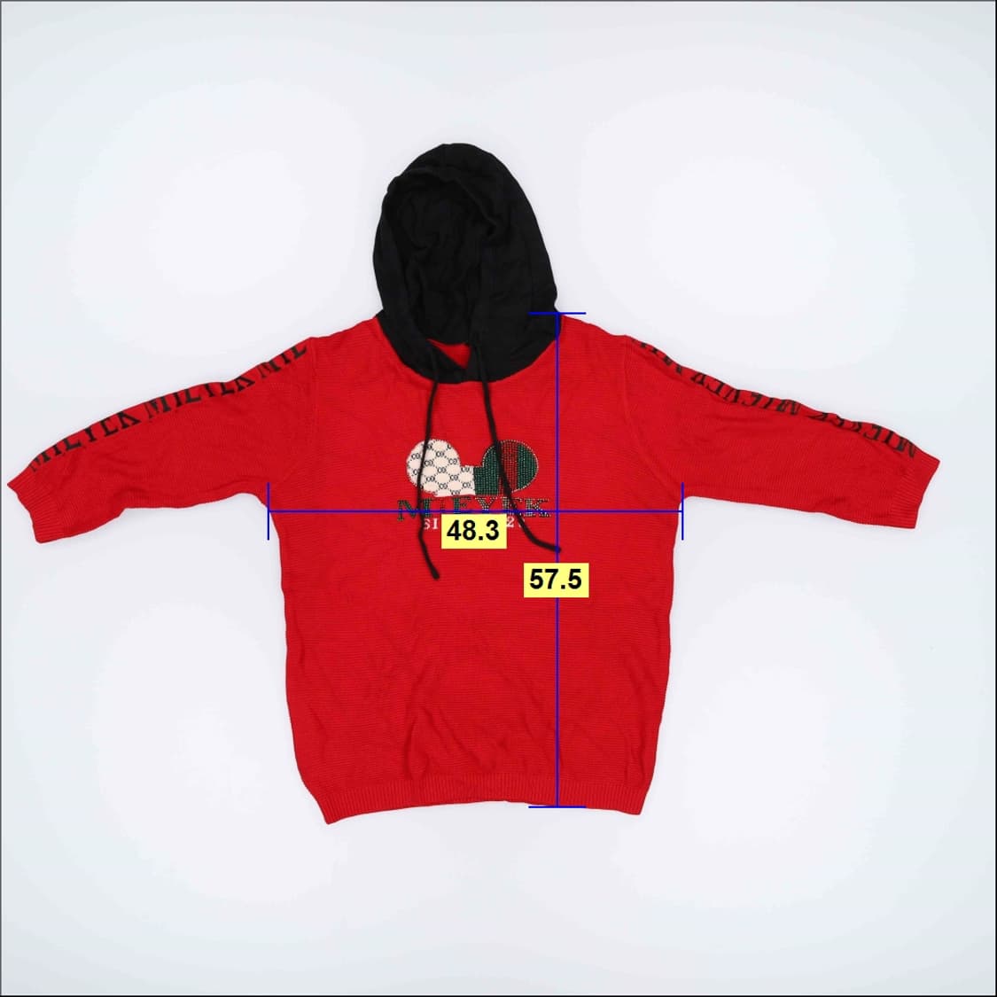 [44정도] 여성 고급 니트 후드티  0115H1 상품이미지4