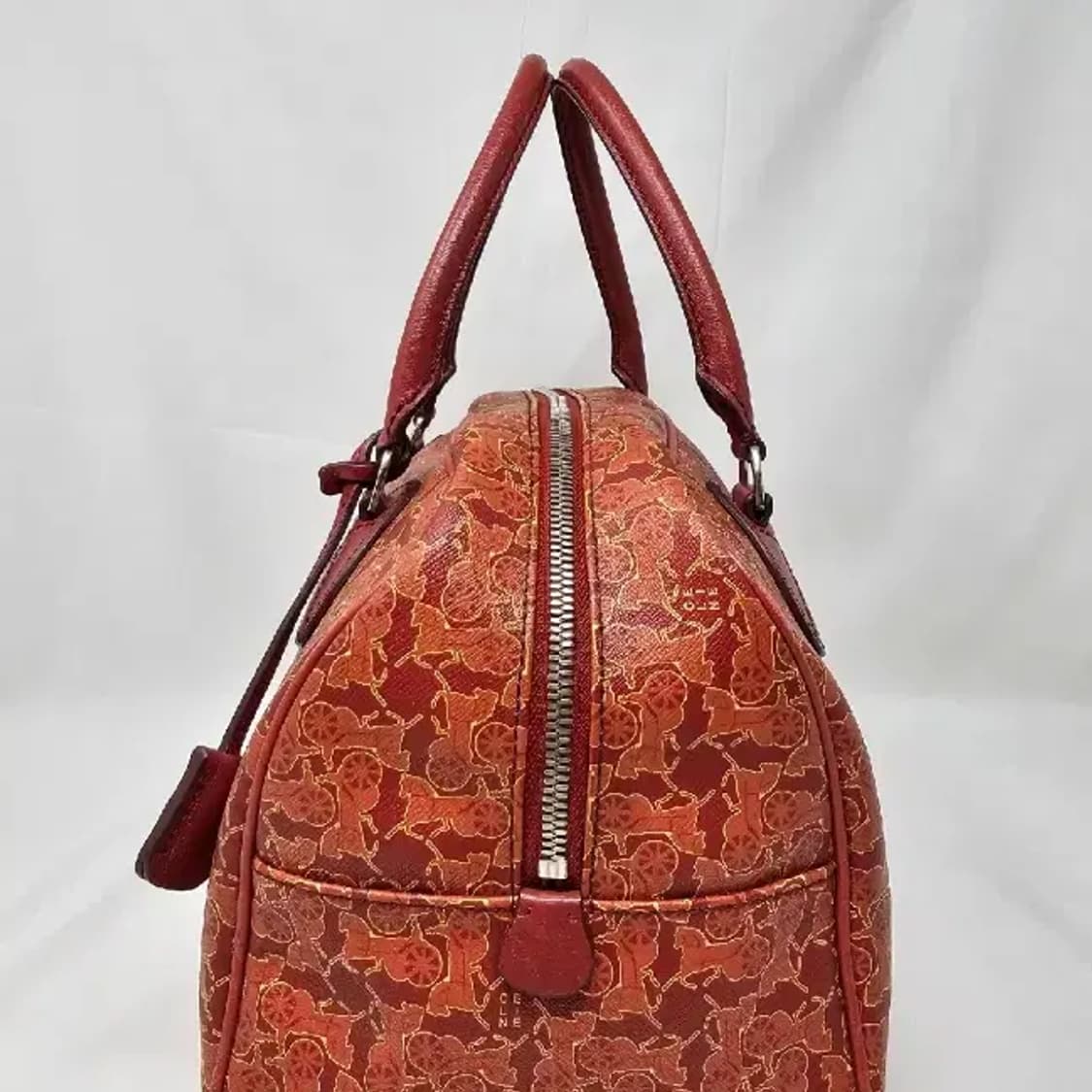 셀린느 마차 패턴 보스턴백 레드 상품이미지2