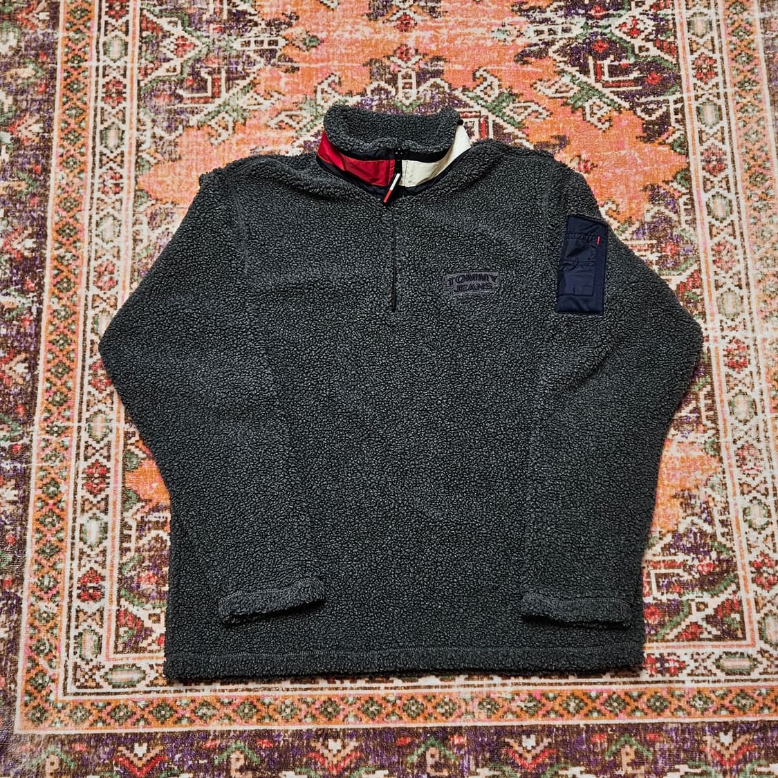 00s 타미 딥파일 풀오버 상품이미지1
