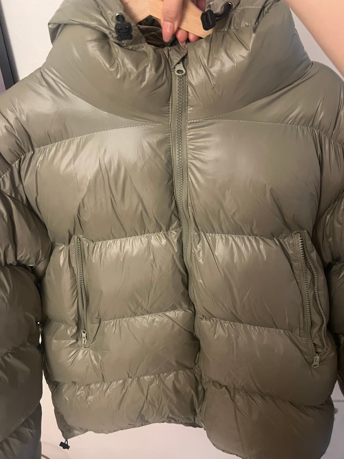 보세 패딩 그린 올리브 상품이미지4