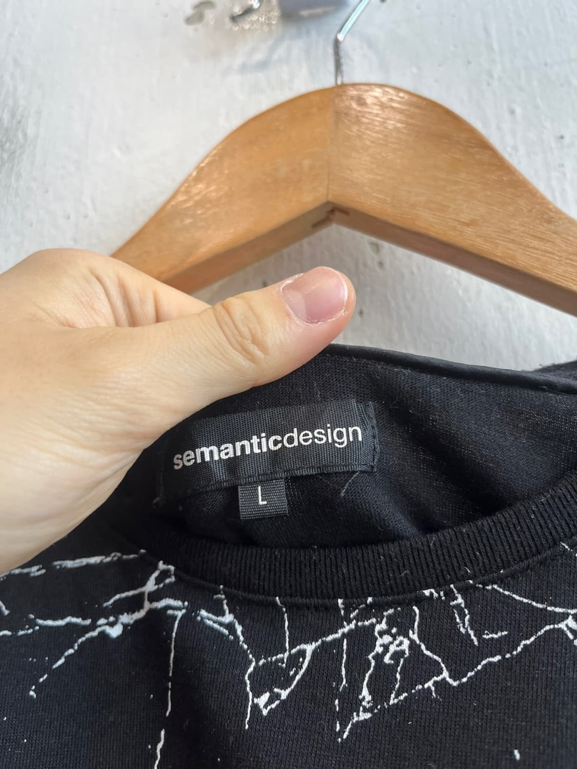 semantic design JPN 펑크 반팔 티셔츠 상품이미지4