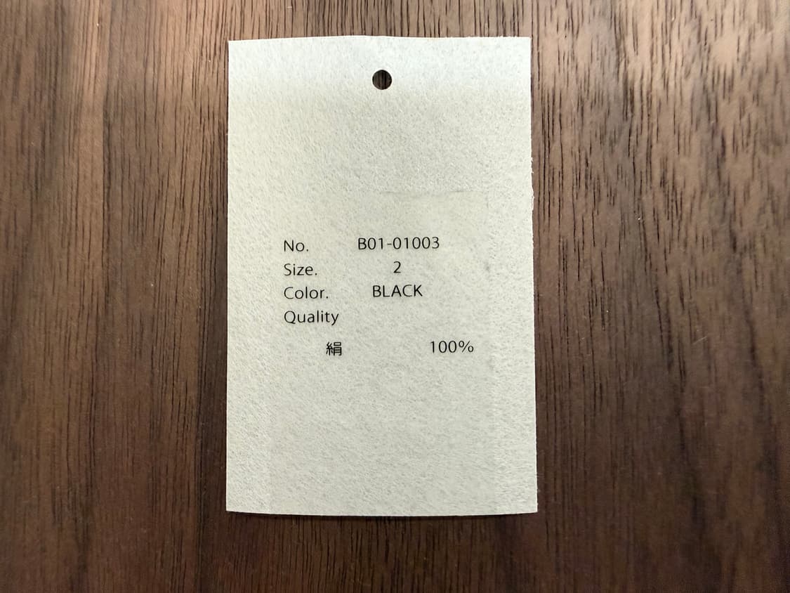 코모리 SS25 실크넵 집 숏자켓 블랙 2 상품이미지8