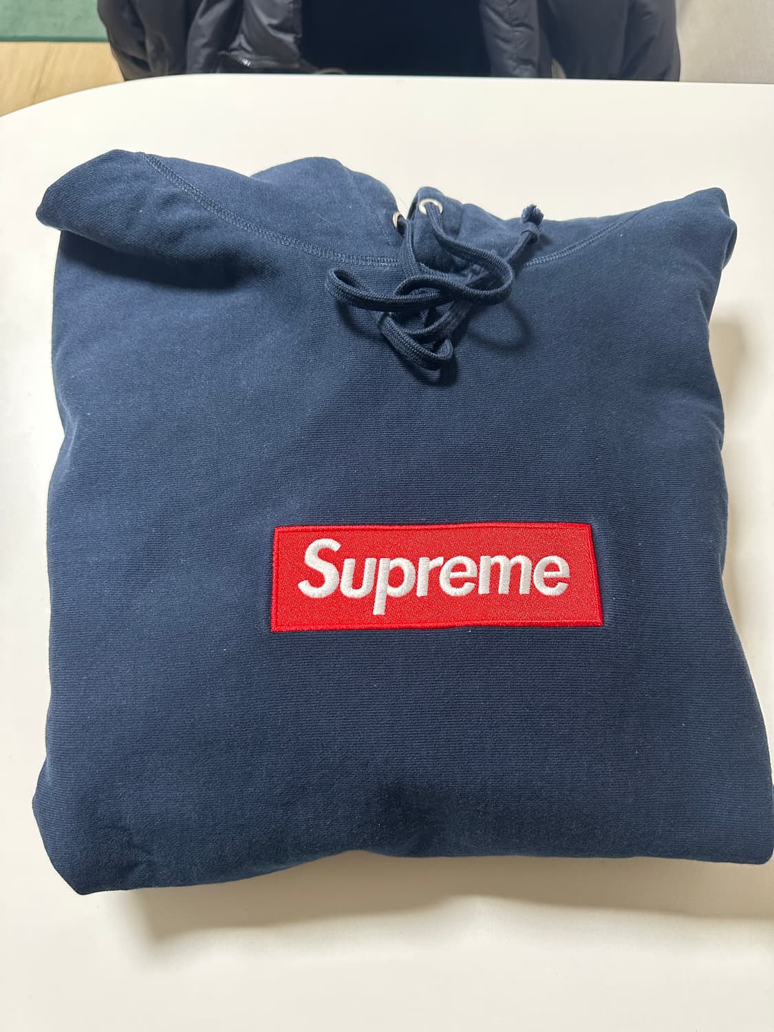 슈프림 네이비 박스로고 상품이미지1