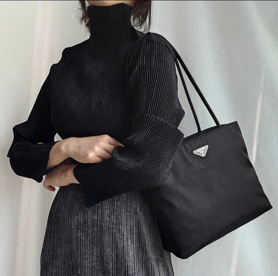 [정품 PRADA] 프라다 포코노 나일론 긴줄 숄더백 상품이미지10