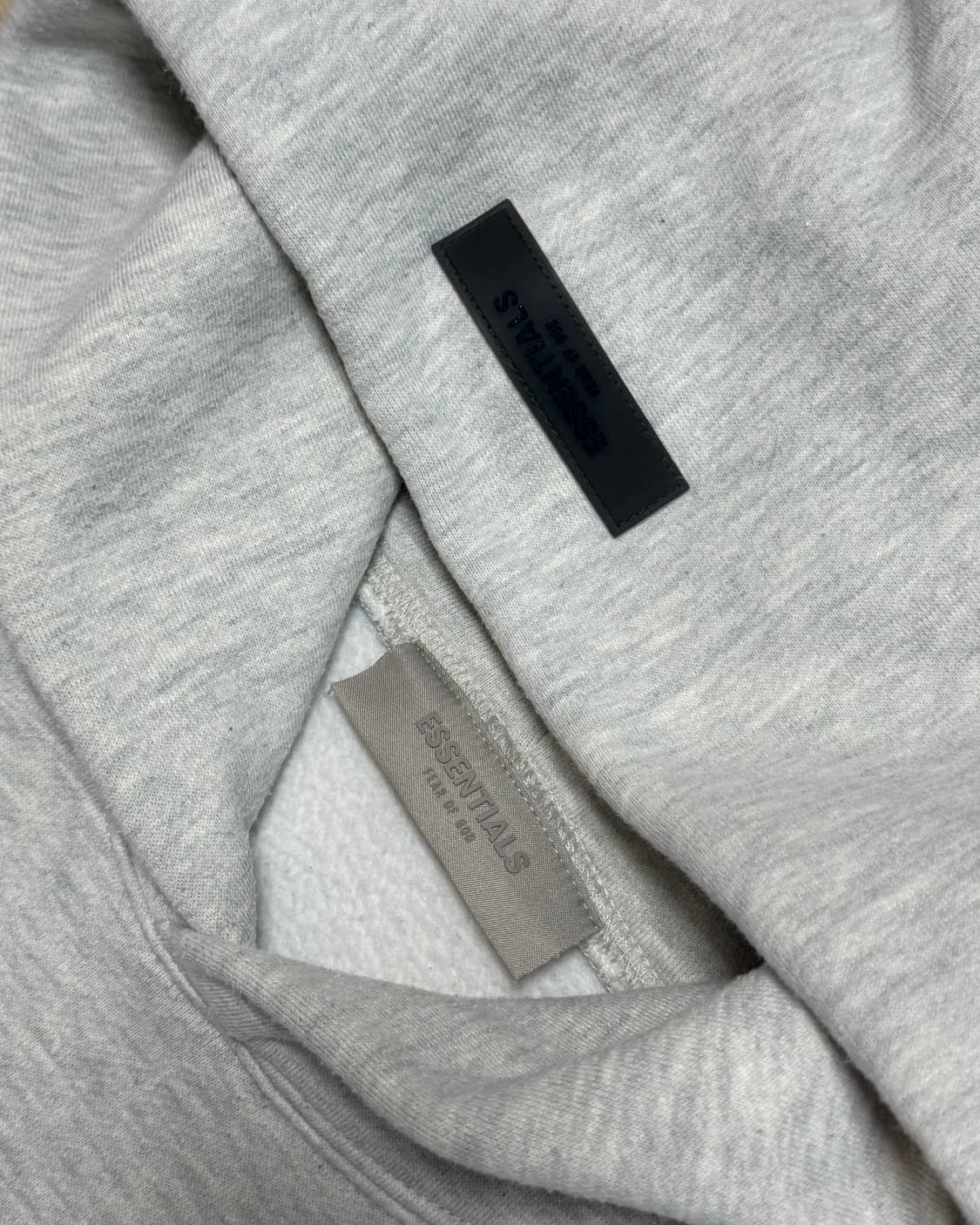 (M)에센셜 더 코어 컬렉션 후드 라이트 오트밀 판매합니다. 상품이미지5