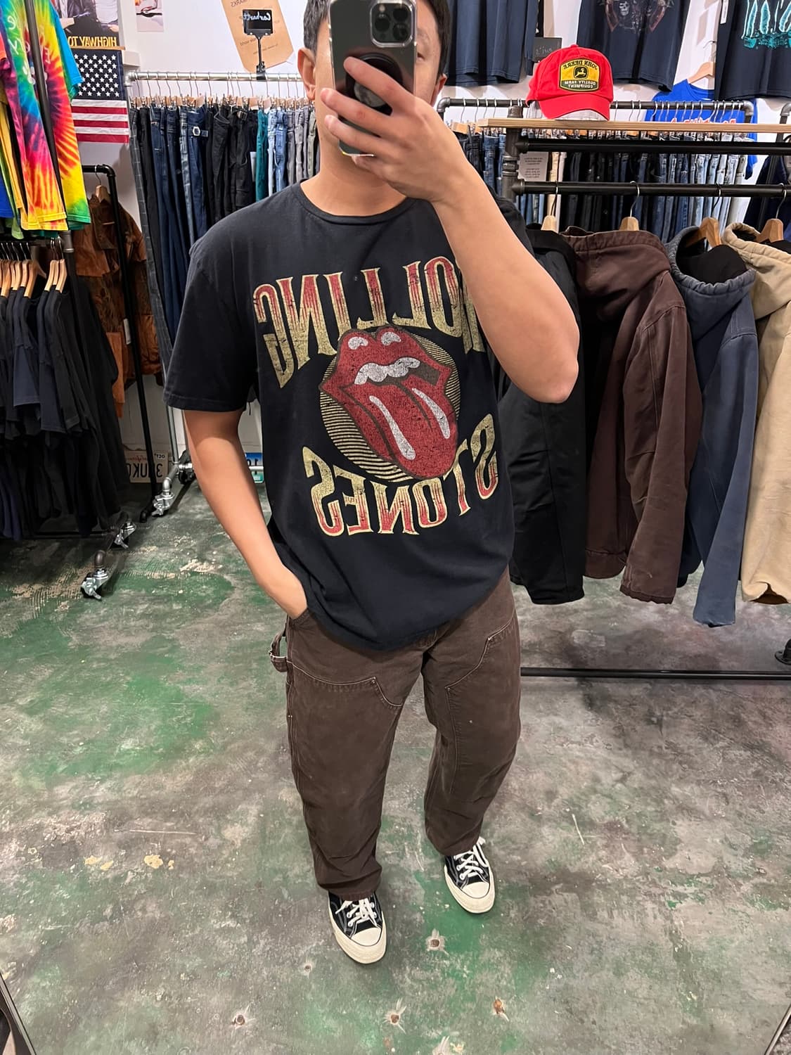 [XL] 롤링스톤즈 밴드티 오피셜 머천다이즈 반팔티 크랙 프린팅 굿즈 상품이미지4