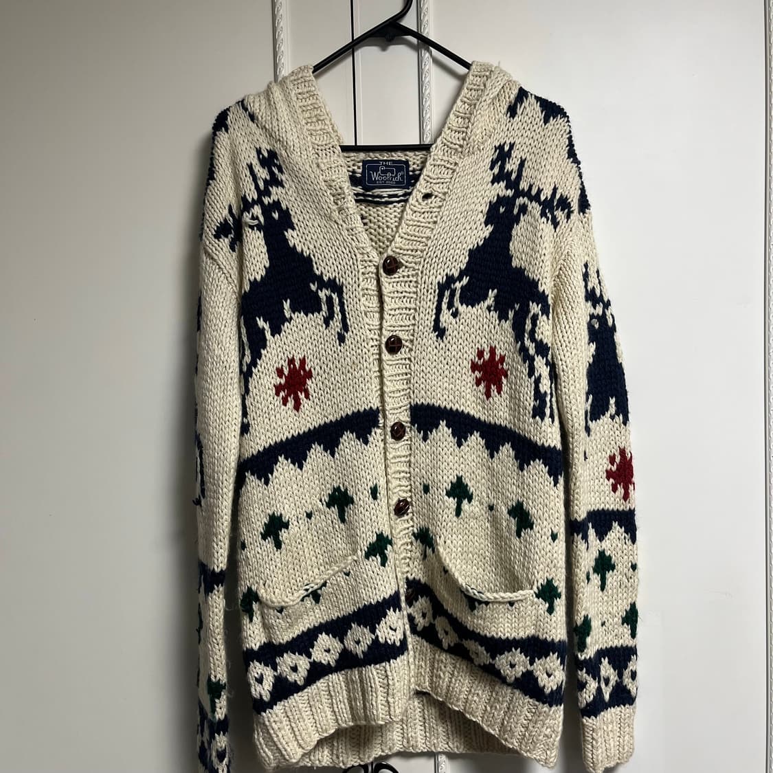 울리치 사슴 코위챤 코위찬 니트가디건 상품이미지1